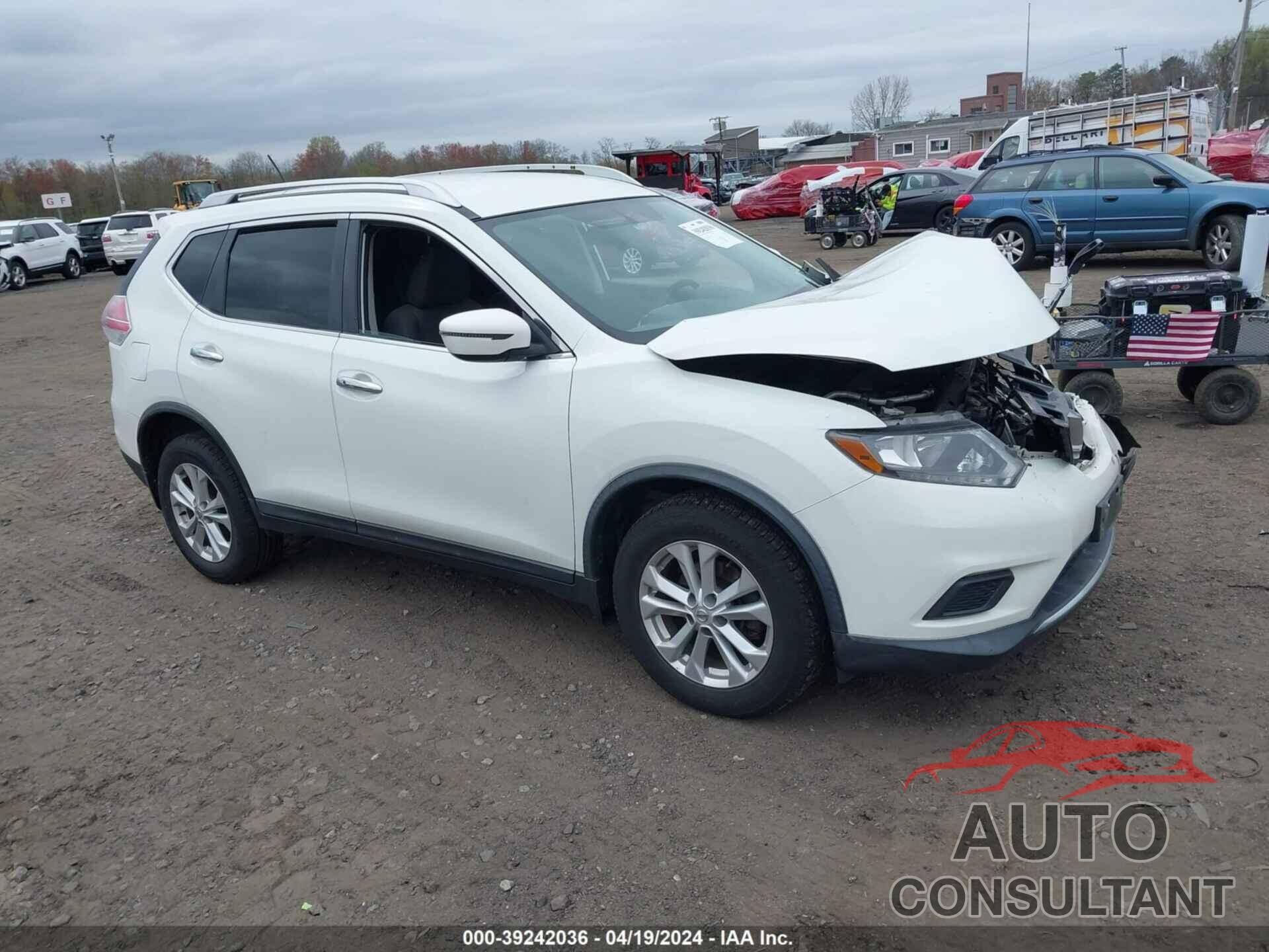 NISSAN ROGUE 2016 - KNMAT2MV6GP698306