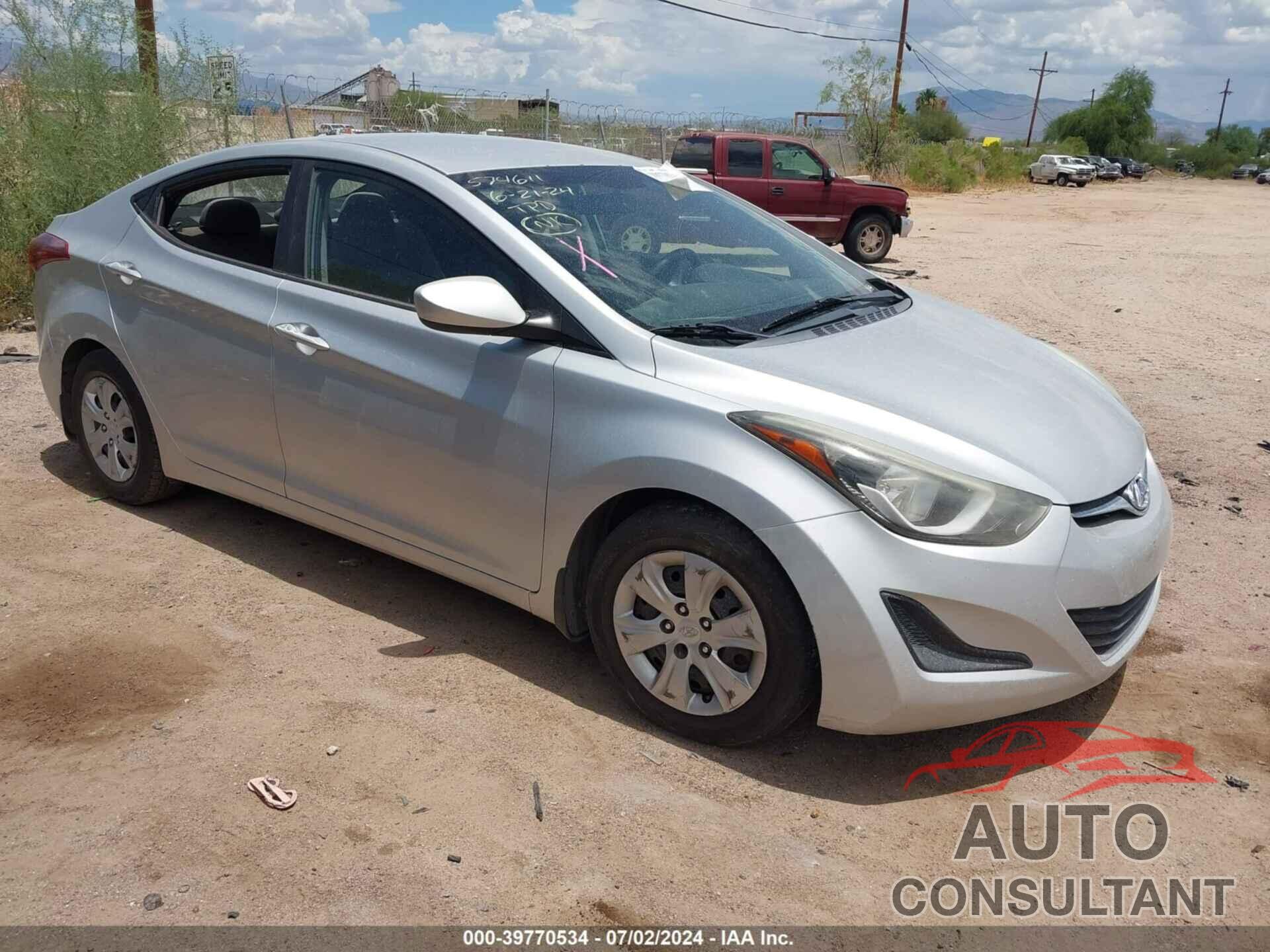 HYUNDAI ELANTRA 2016 - 5NPDH4AE6GH671018