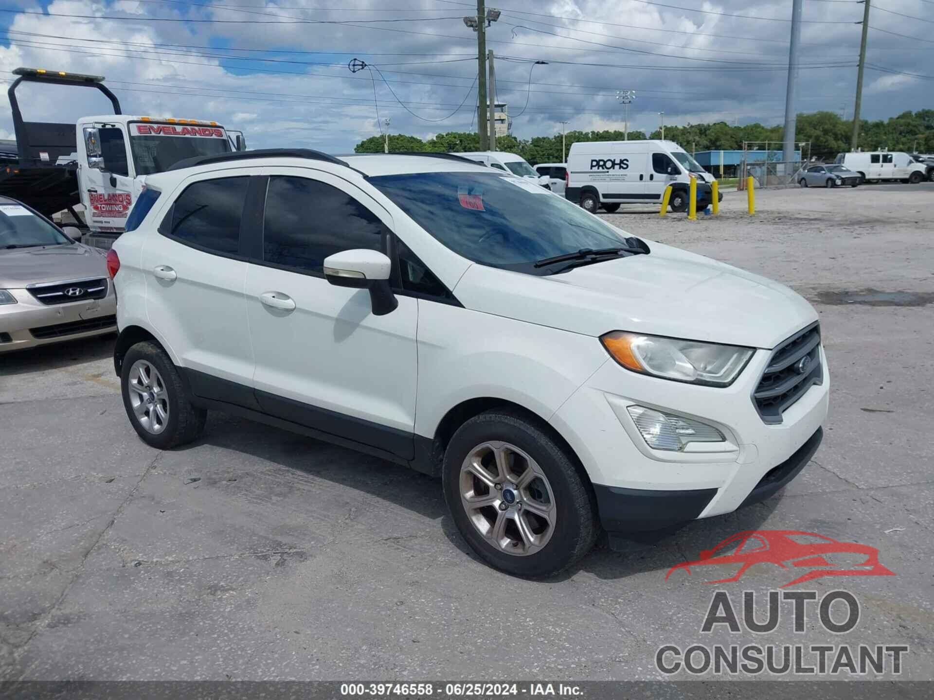 FORD ECOSPORT 2019 - MAJ3S2GE8KC288118