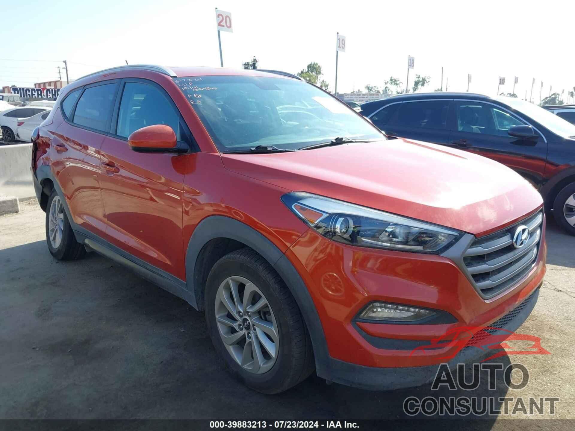 HYUNDAI TUCSON 2016 - KM8J33A48GU102983