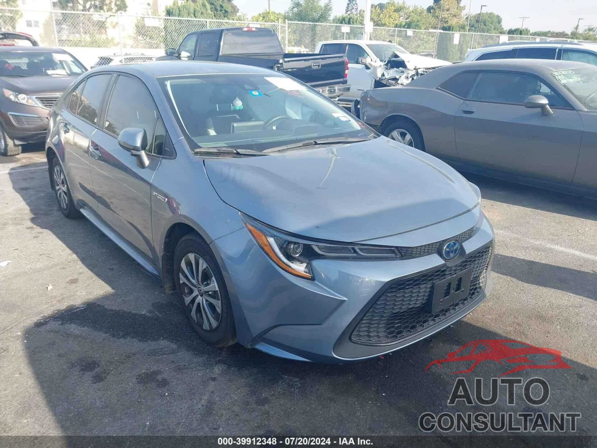 TOYOTA COROLLA 2020 - JTDEBRBE6LJ011659