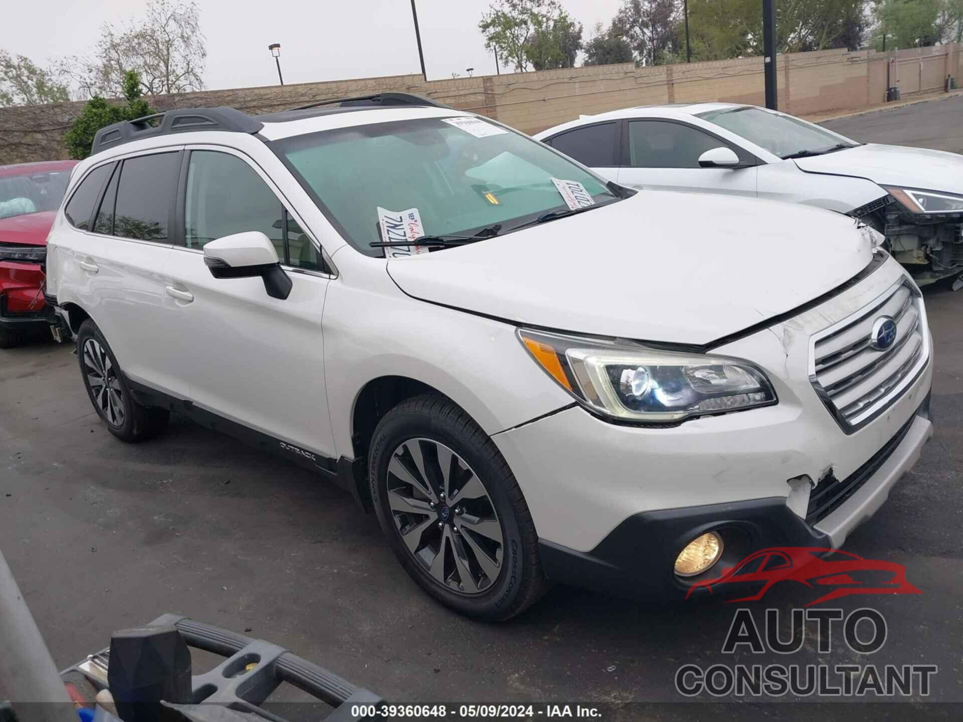 SUBARU OUTBACK 2016 - 4S4BSENCXG3223962