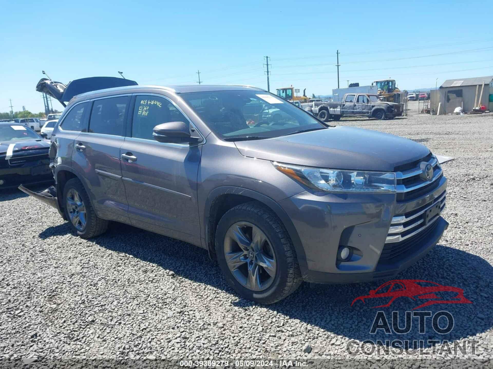 TOYOTA HIGHLANDER 2017 - 5TDDZRFH5HS403702