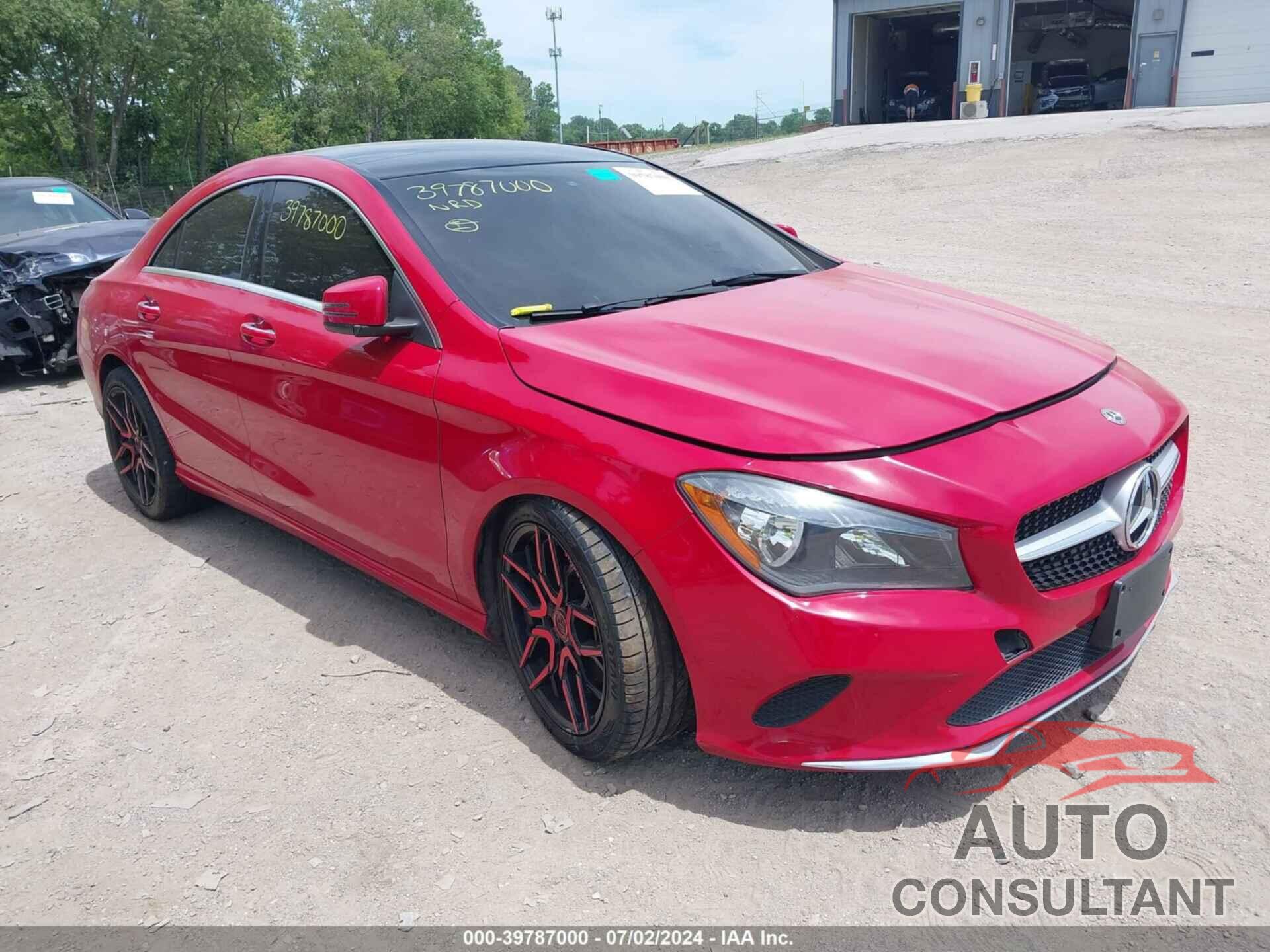 MERCEDES-BENZ CLA 250 2018 - WDDSJ4GBXJN657791