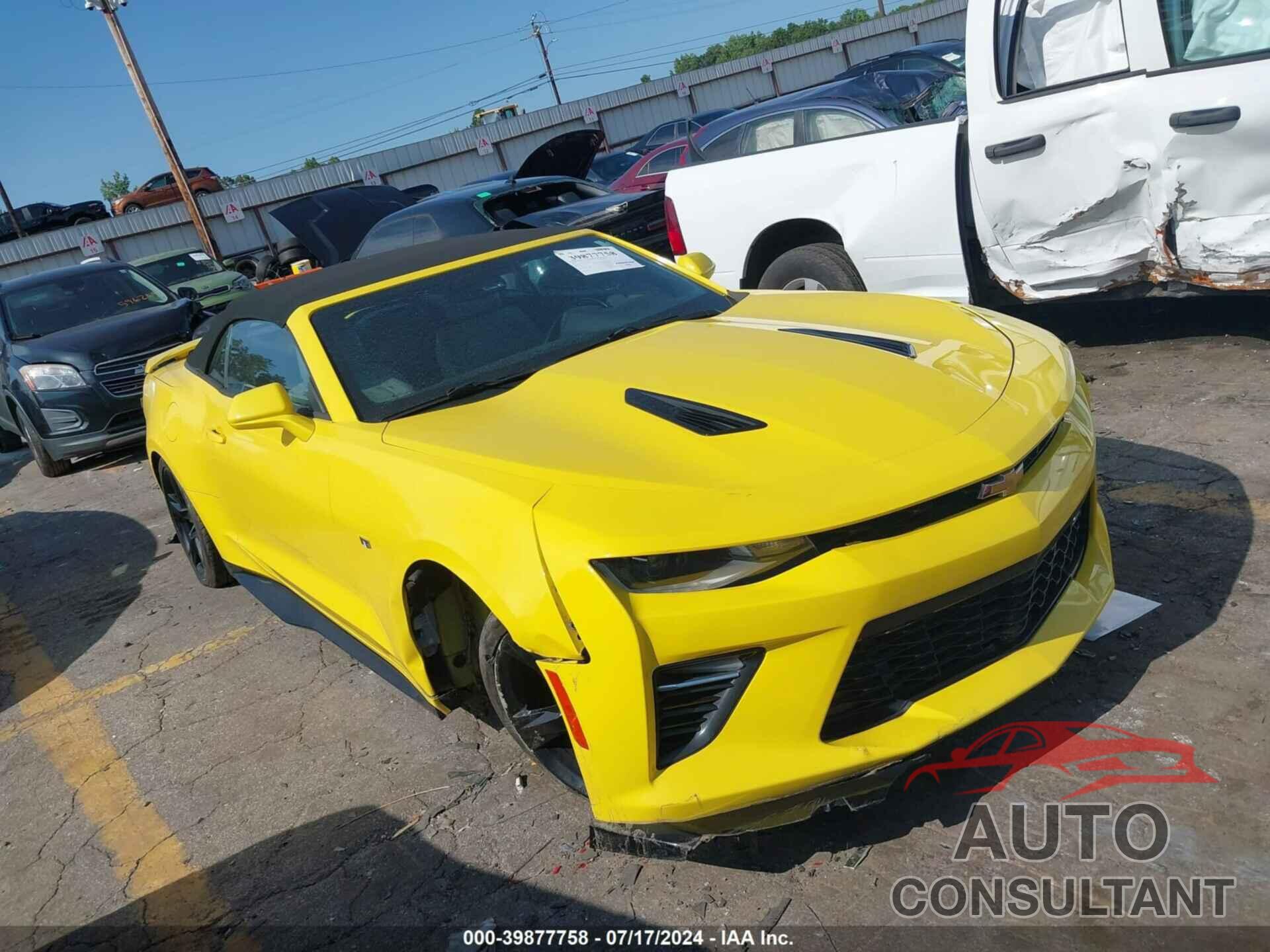 CHEVROLET CAMARO 2018 - 1G1FF3D75J0119366