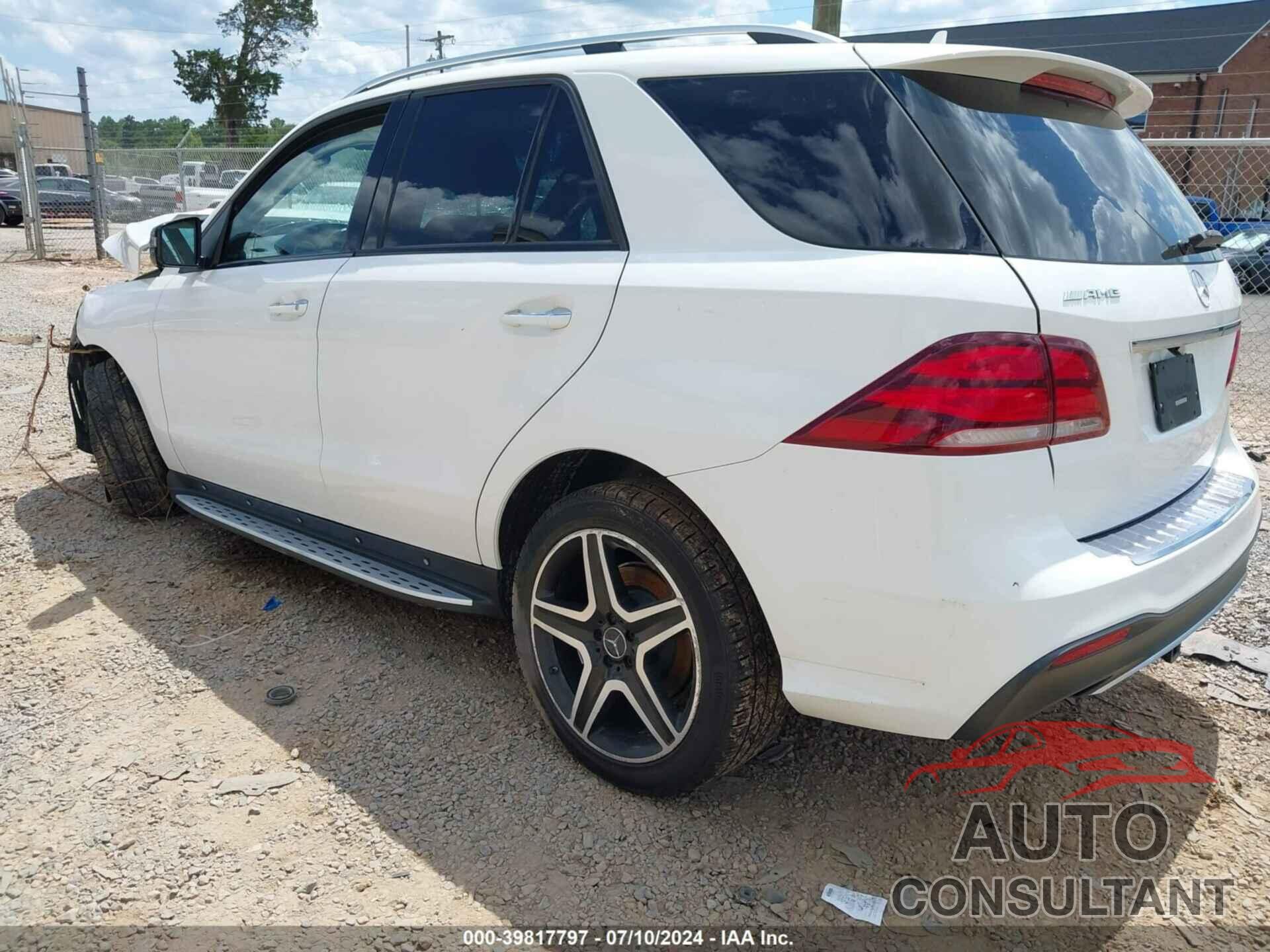 MERCEDES-BENZ AMG GLE 43 2017 - 4JGDA6EB9HA907827