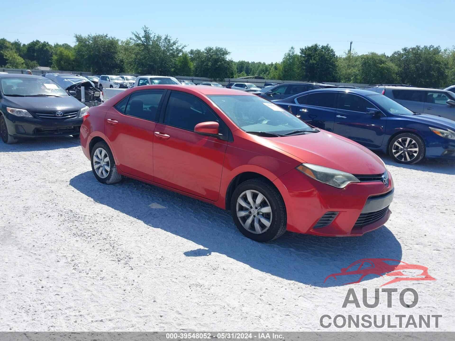 TOYOTA COROLLA 2016 - 5YFBURHE9GP391215