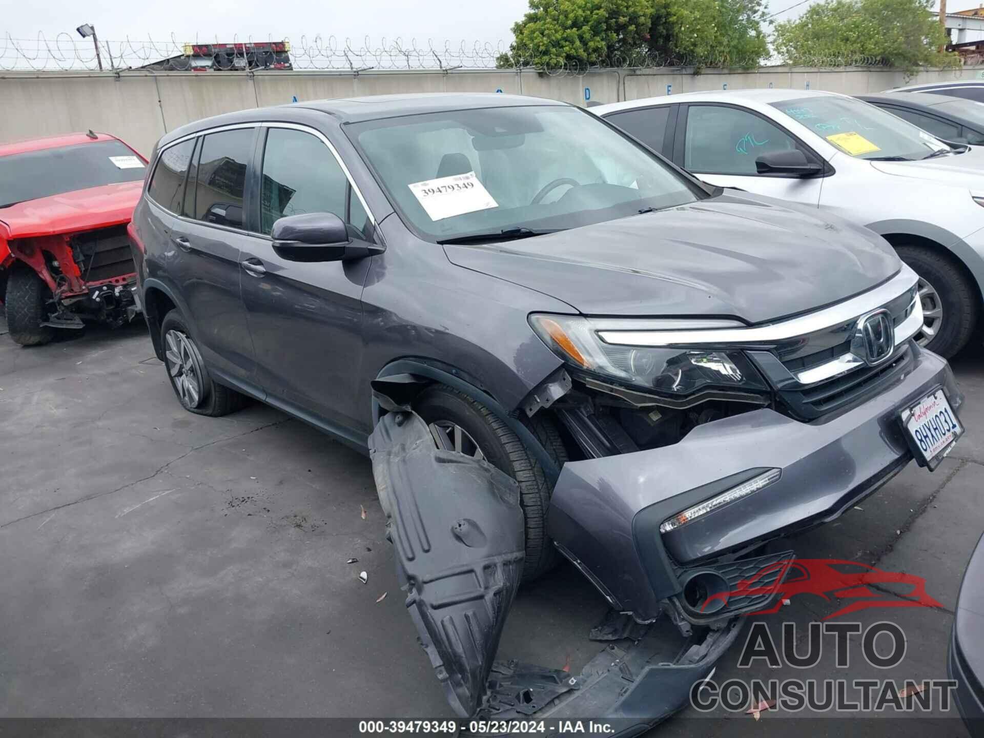 HONDA PILOT 2019 - 5FNYF5H59KB026373