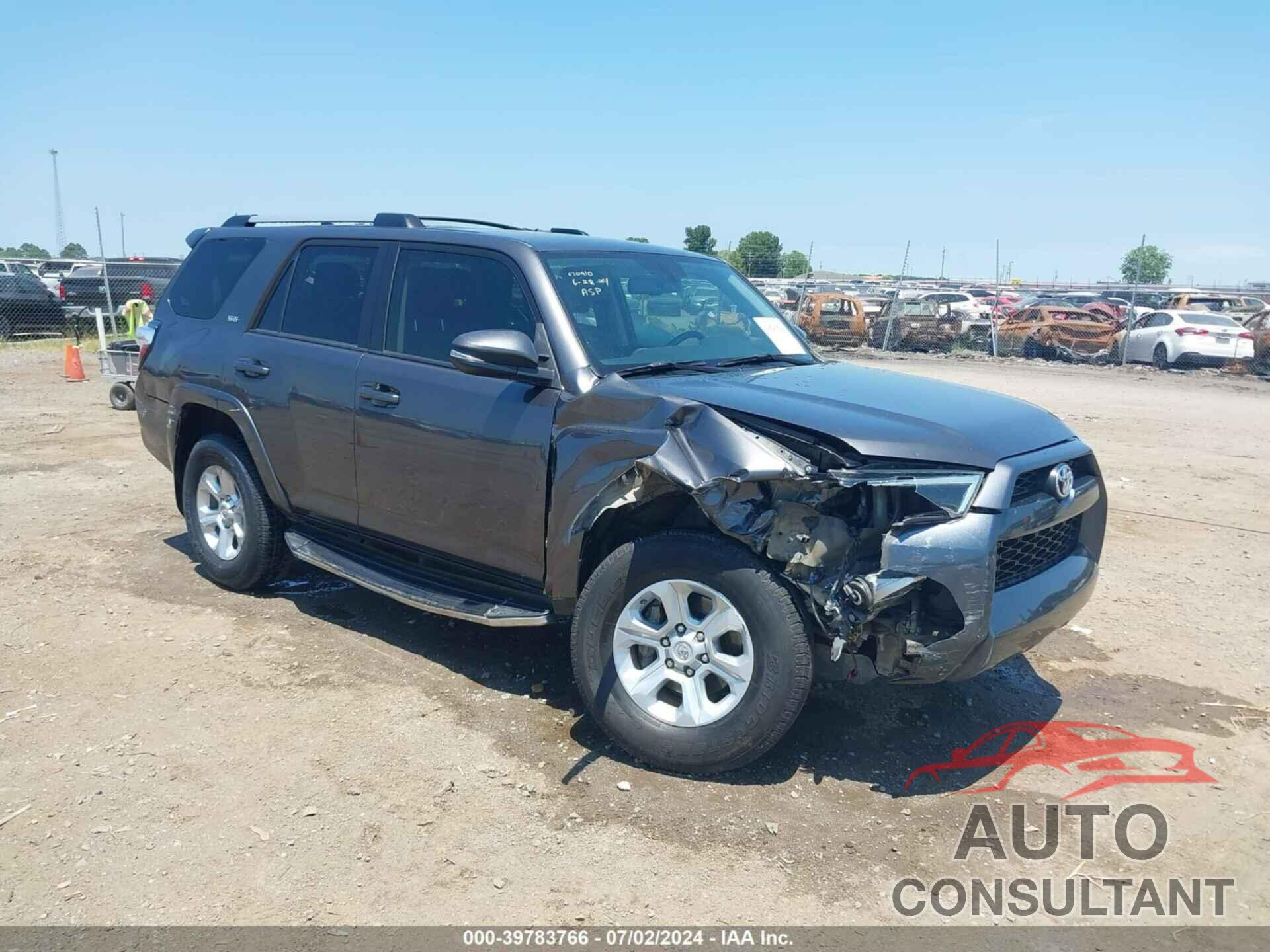 TOYOTA 4RUNNER 2019 - JTEZU5JR1K5210937