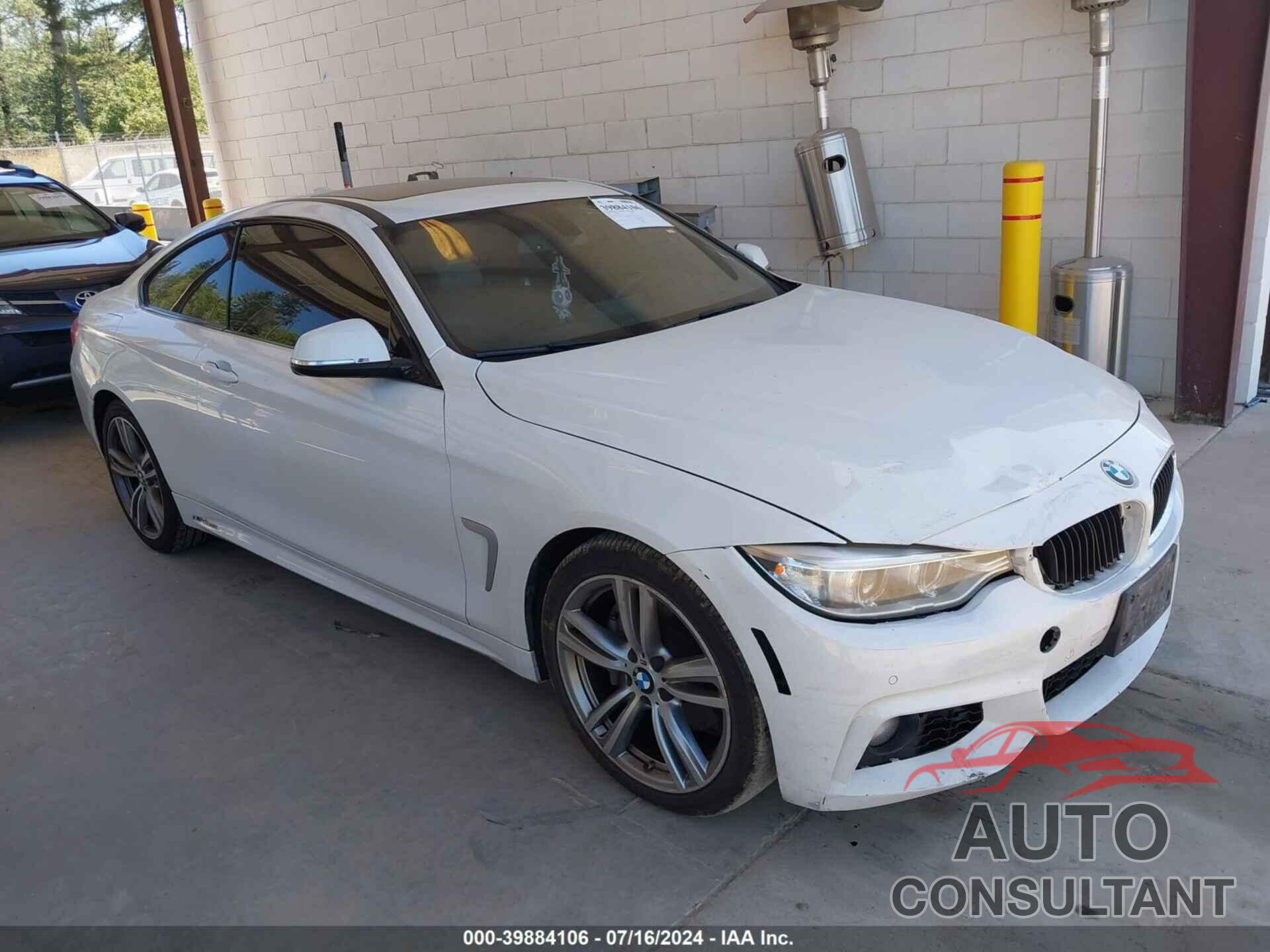 BMW 435I 2016 - WBA3R1C57GK529523