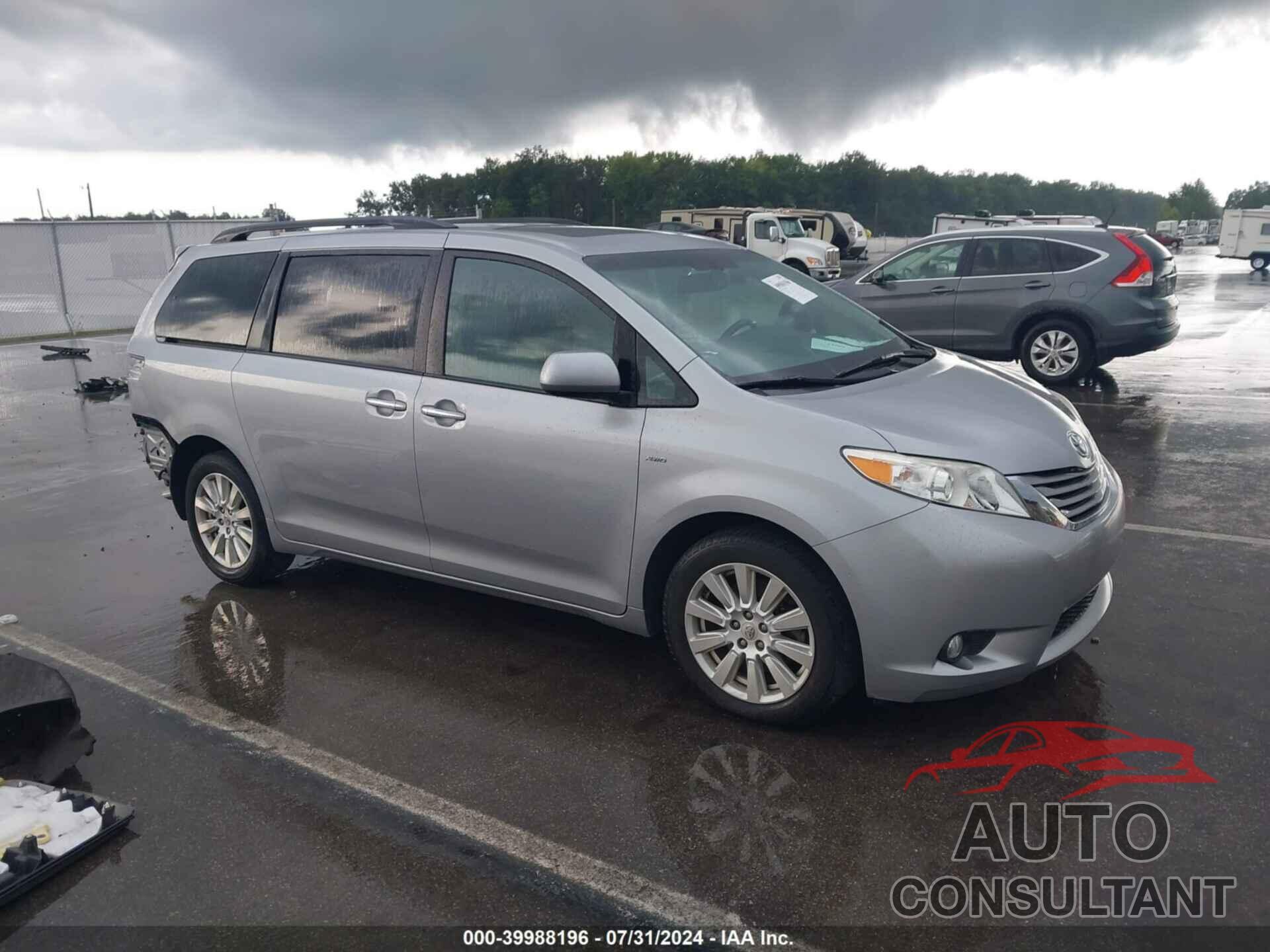 TOYOTA SIENNA 2017 - 5TDDZ3DC7HS164772