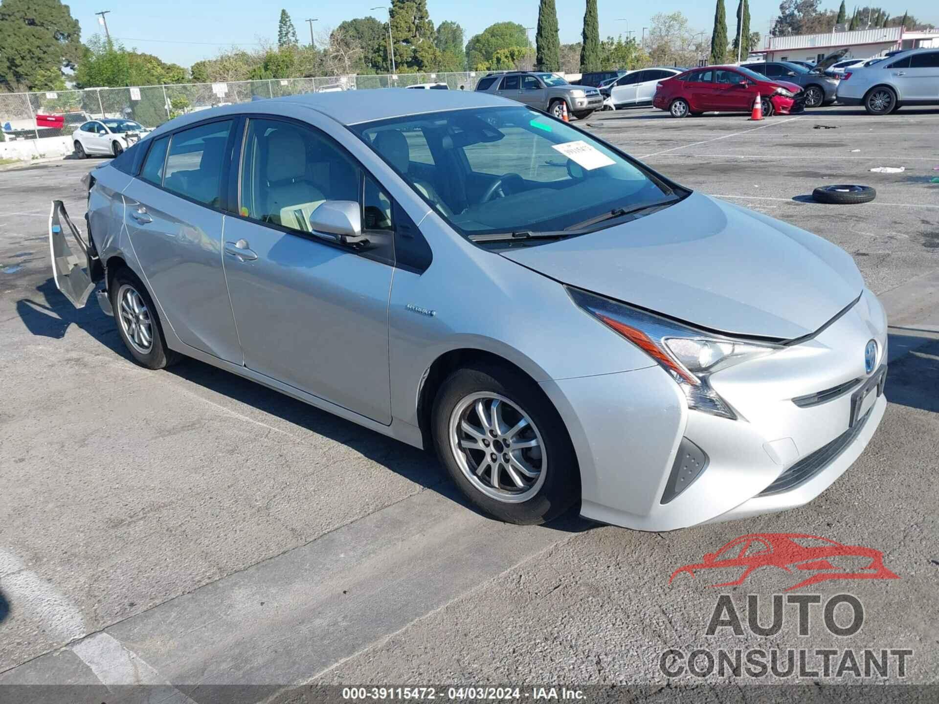 TOYOTA PRIUS 2017 - JTDKBRFUXH3030831