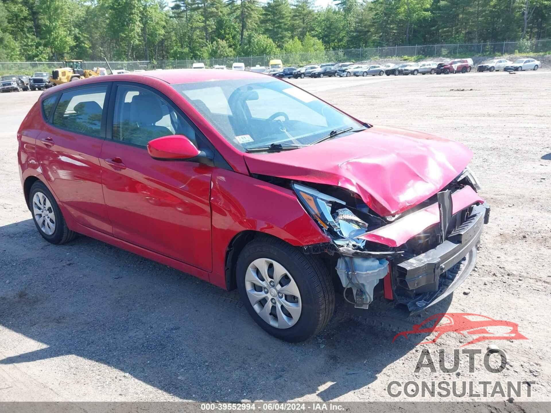 HYUNDAI ACCENT 2016 - KMHCT5AE0GU280433