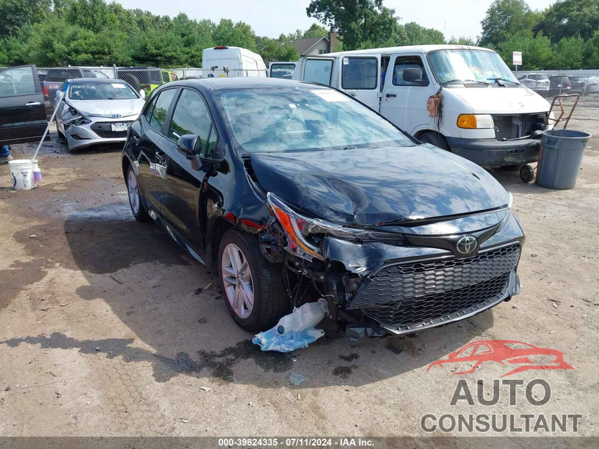 TOYOTA COROLLA 2019 - JTNK4RBE8K3072328