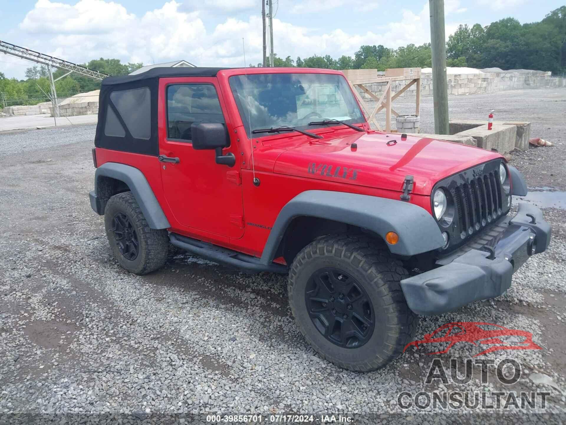 JEEP WRANGLER 2016 - 1C4AJWAG8GL145067
