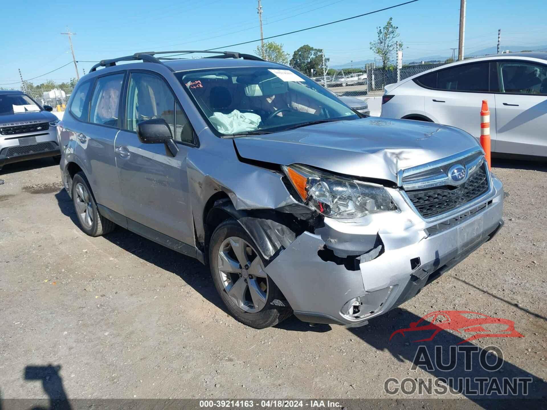 SUBARU FORESTER 2016 - JF2SJABC3GH507393