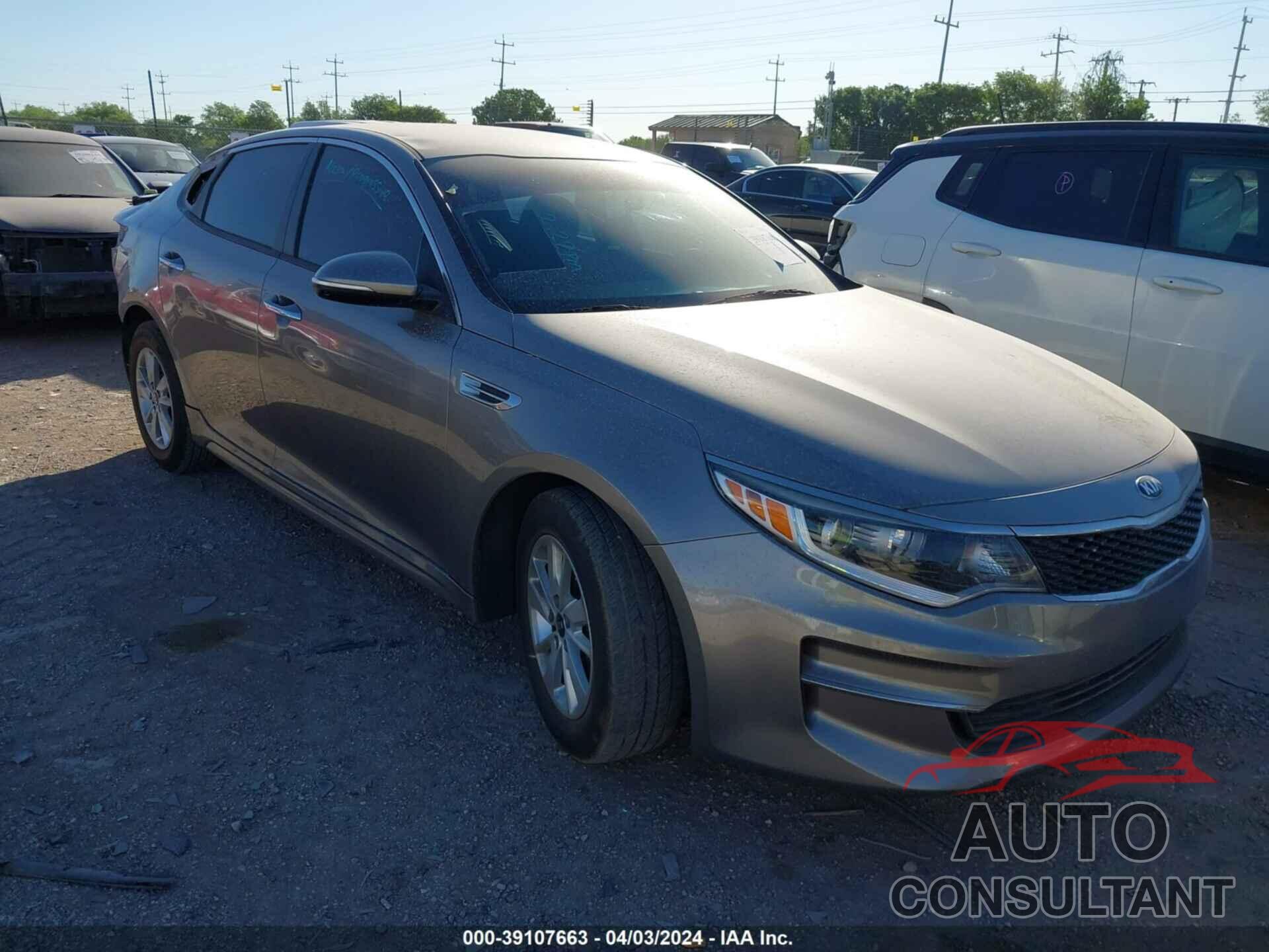KIA OPTIMA 2018 - 5XXGT4L34JG183891
