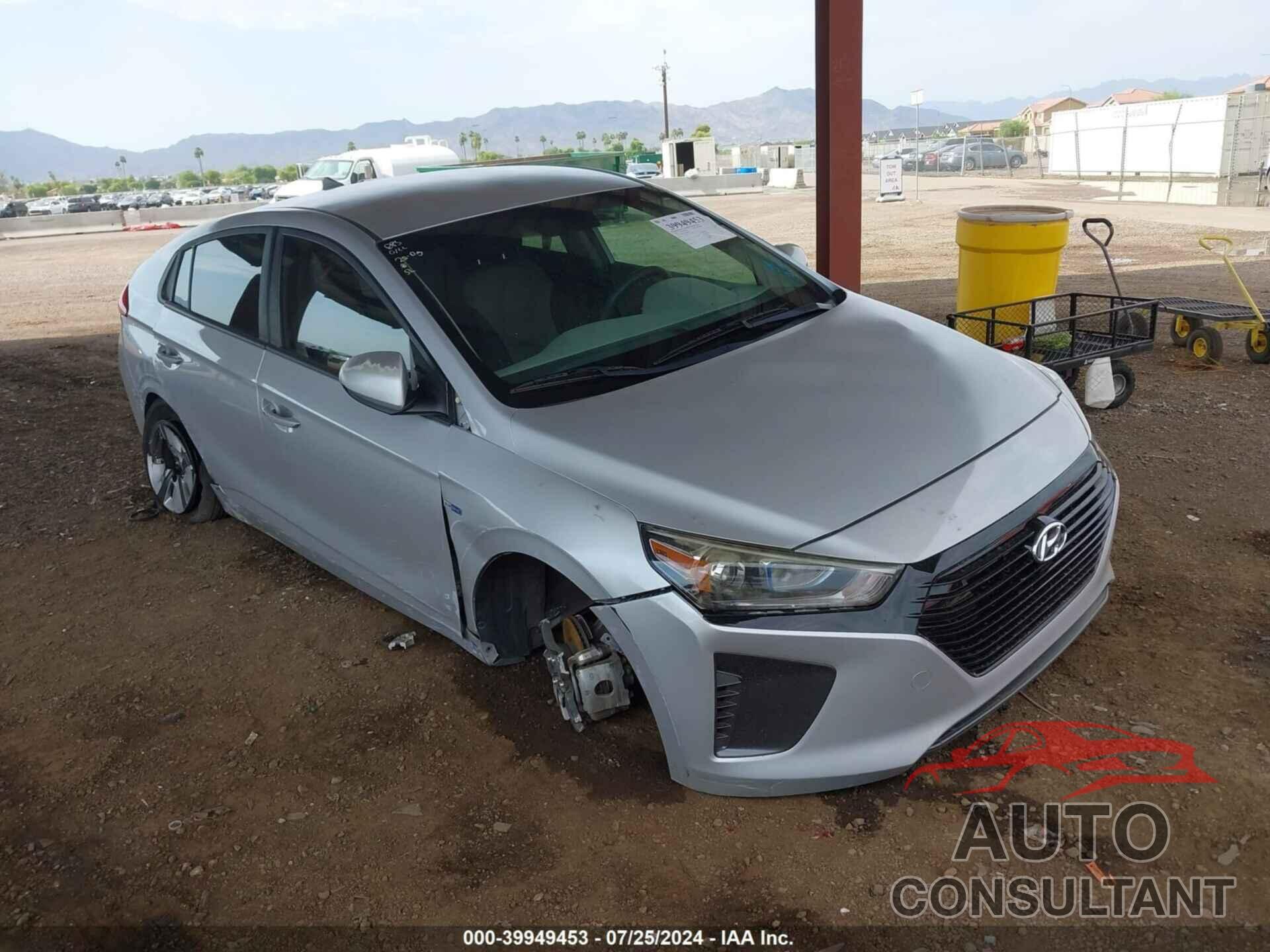 HYUNDAI IONIQ HYBRID 2018 - KMHC65LC0JU060641