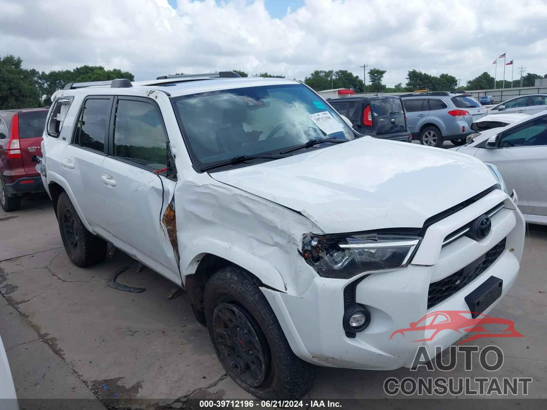 TOYOTA 4RUNNER 2021 - JTEFU5JRXM5243988