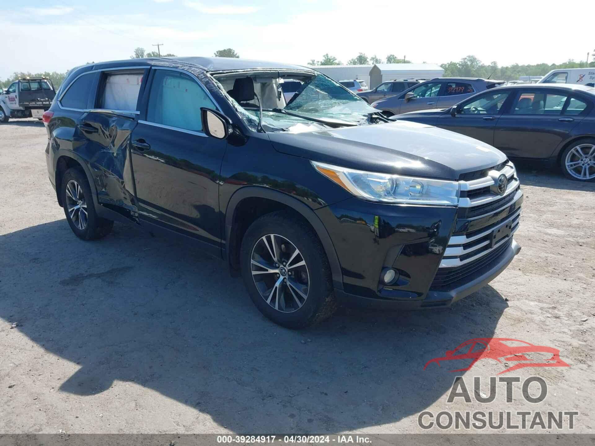 TOYOTA HIGHLANDER 2019 - 5TDBZRFH2KS970688