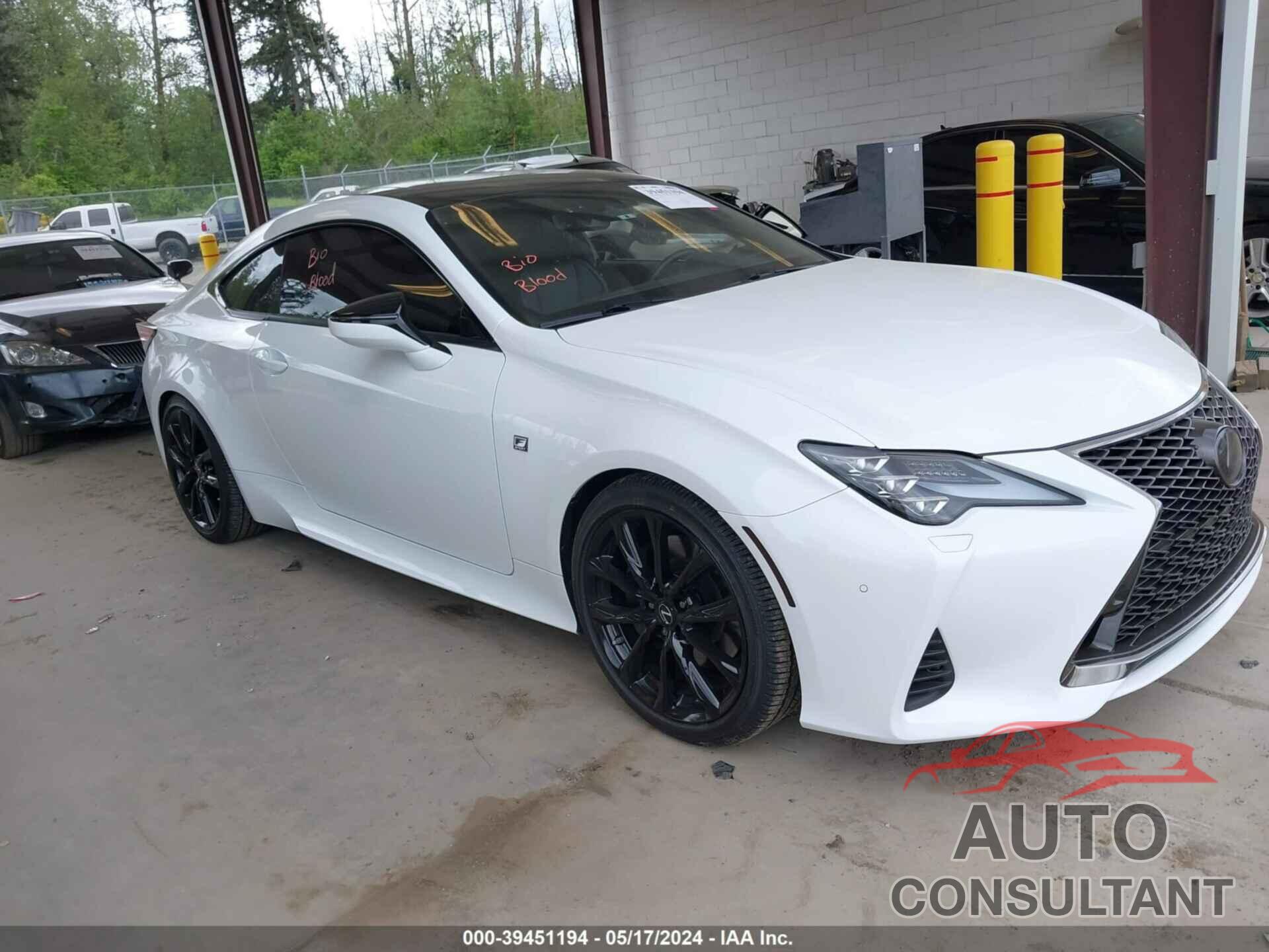 LEXUS RC 2020 - JTHGZ5DC6L5010365