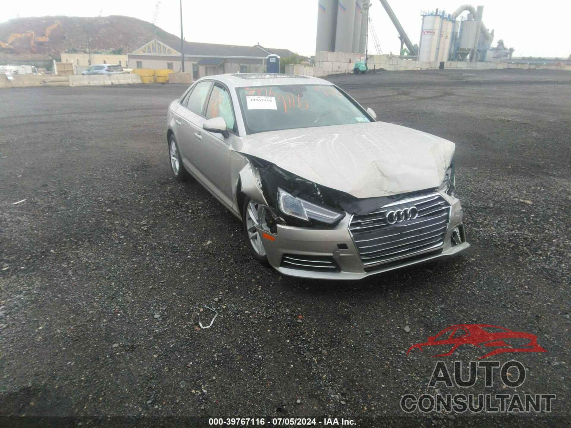 AUDI A4 2017 - WAUANAF46HN036938