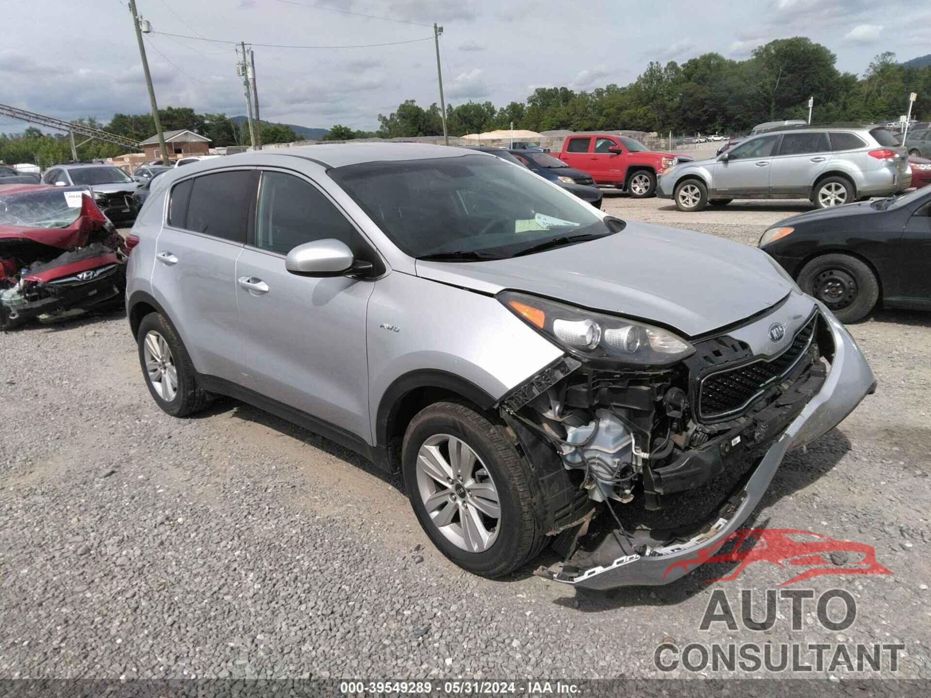 KIA SPORTAGE 2017 - KNDPMCAC3H7269027