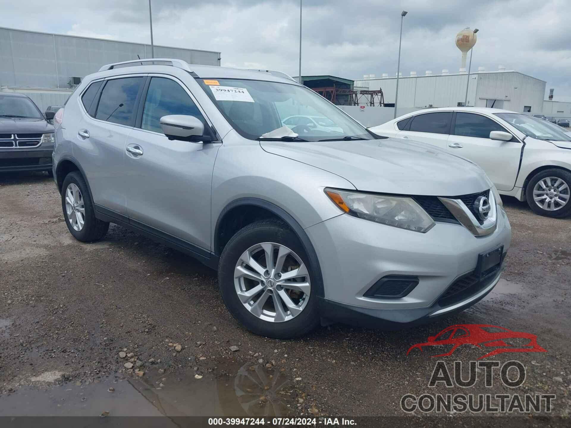 NISSAN ROGUE 2016 - KNMAT2MT0GP668670