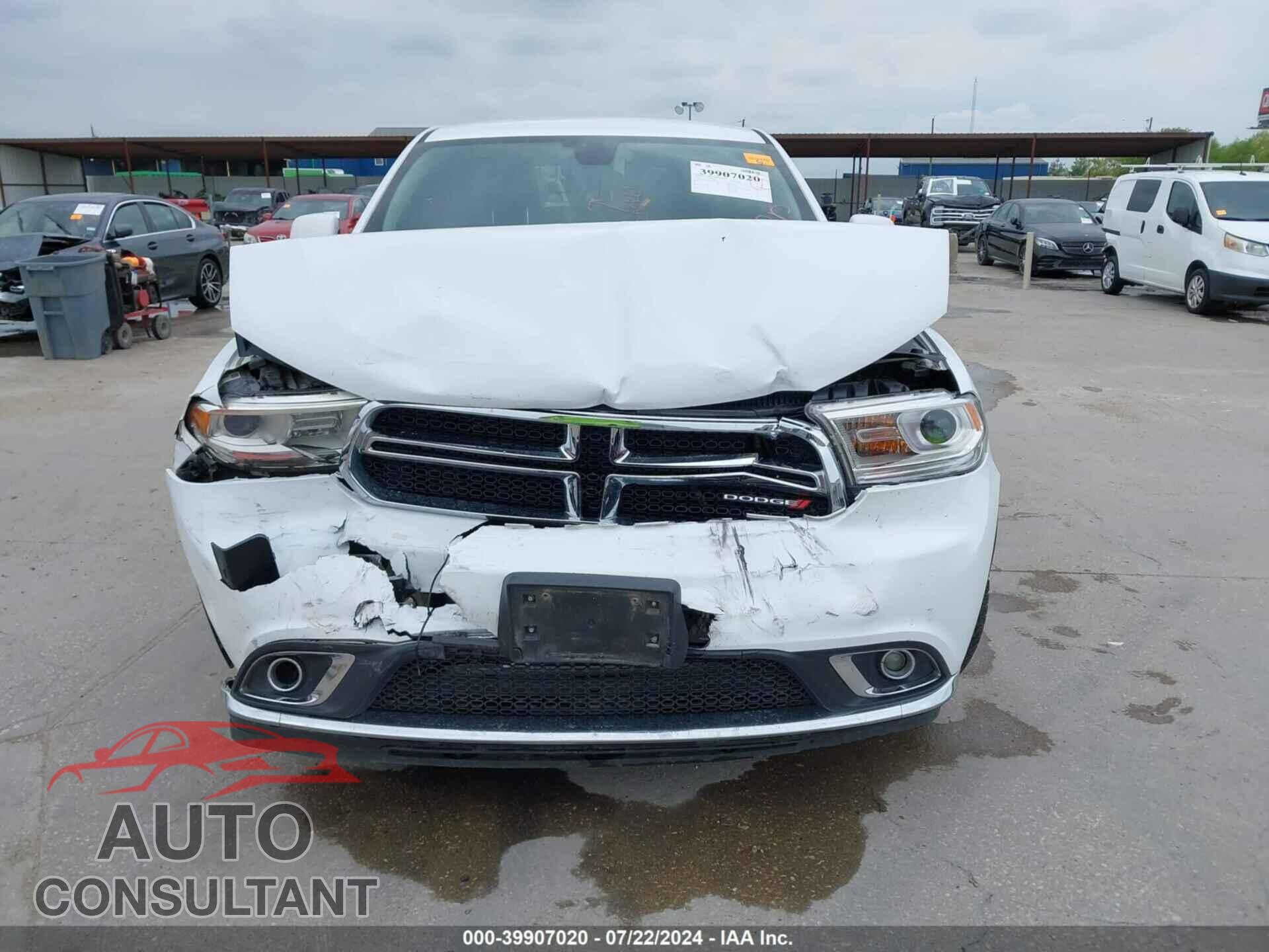 DODGE DURANGO 2019 - 1C4RDHAG0KC535059