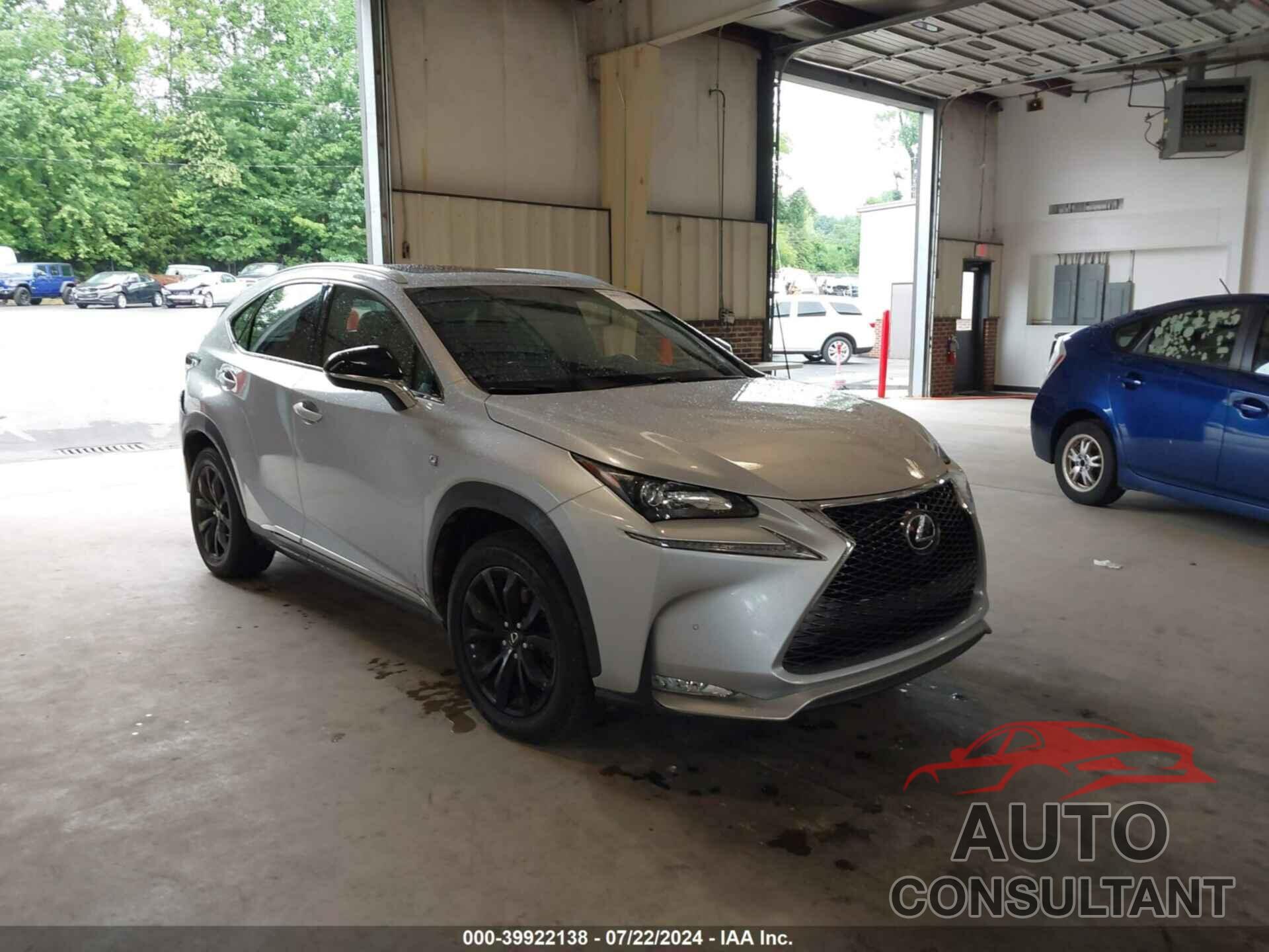 LEXUS NX 200T 2017 - JTJYARBZ6H2052326