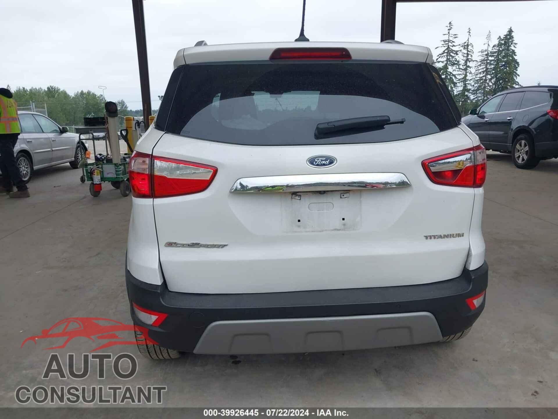 FORD ECOSPORT 2019 - MAJ6S3KL2KC277771