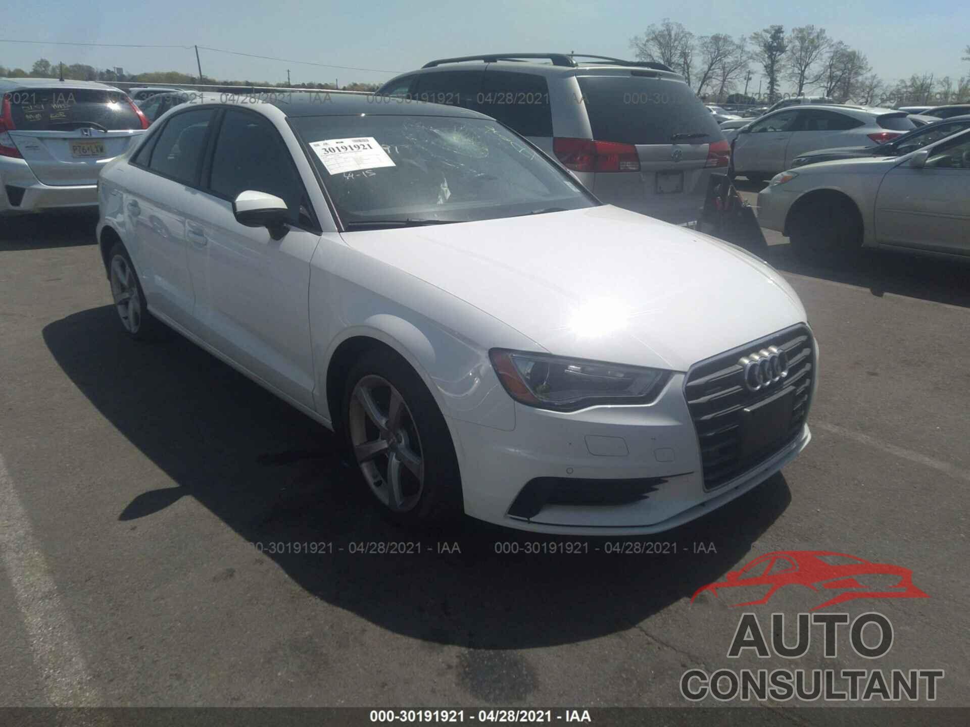 AUDI A3 2016 - WAUB8GFF5G1061657