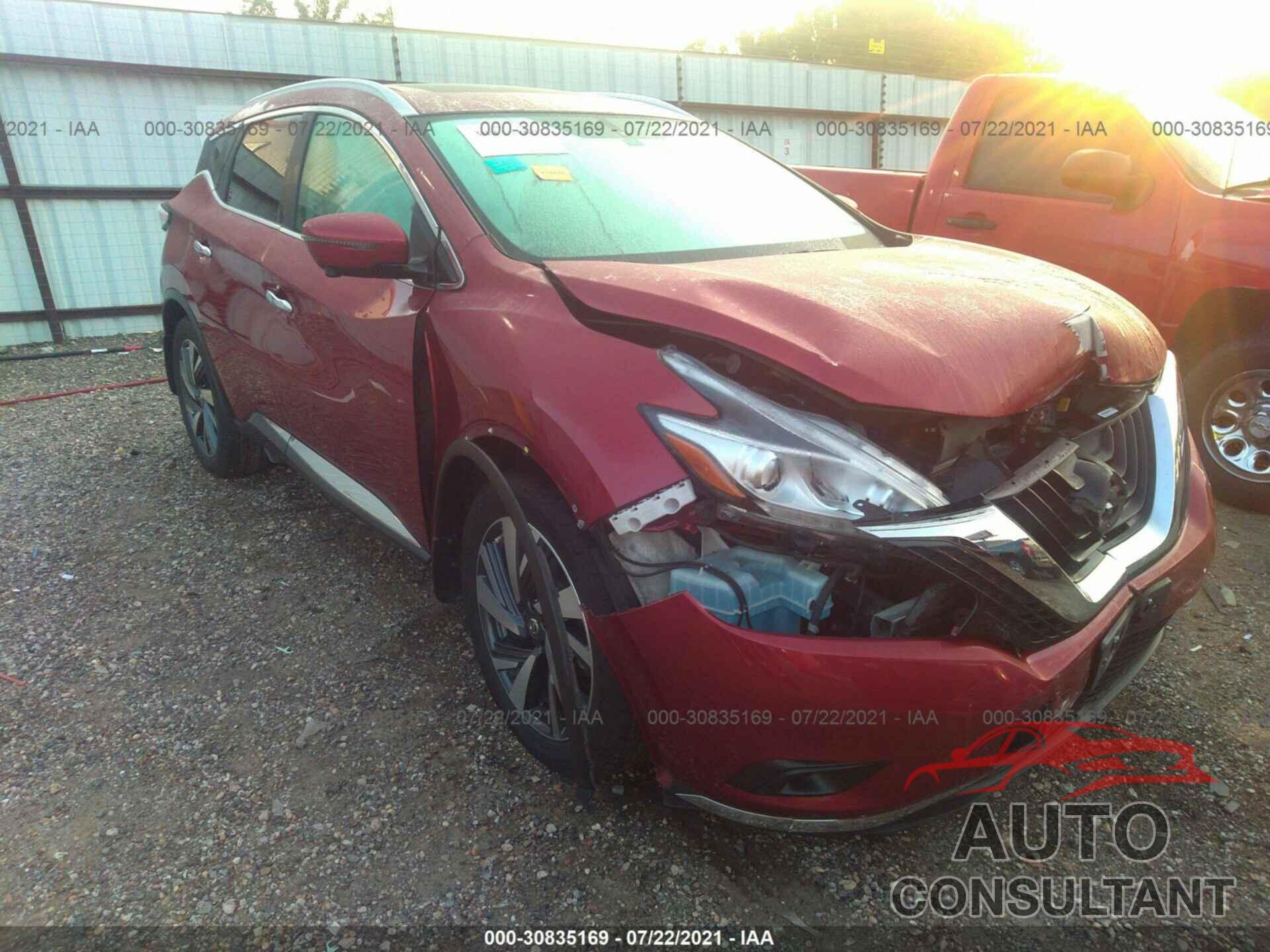 NISSAN MURANO 2017 - 5N1AZ2MG4HN123856