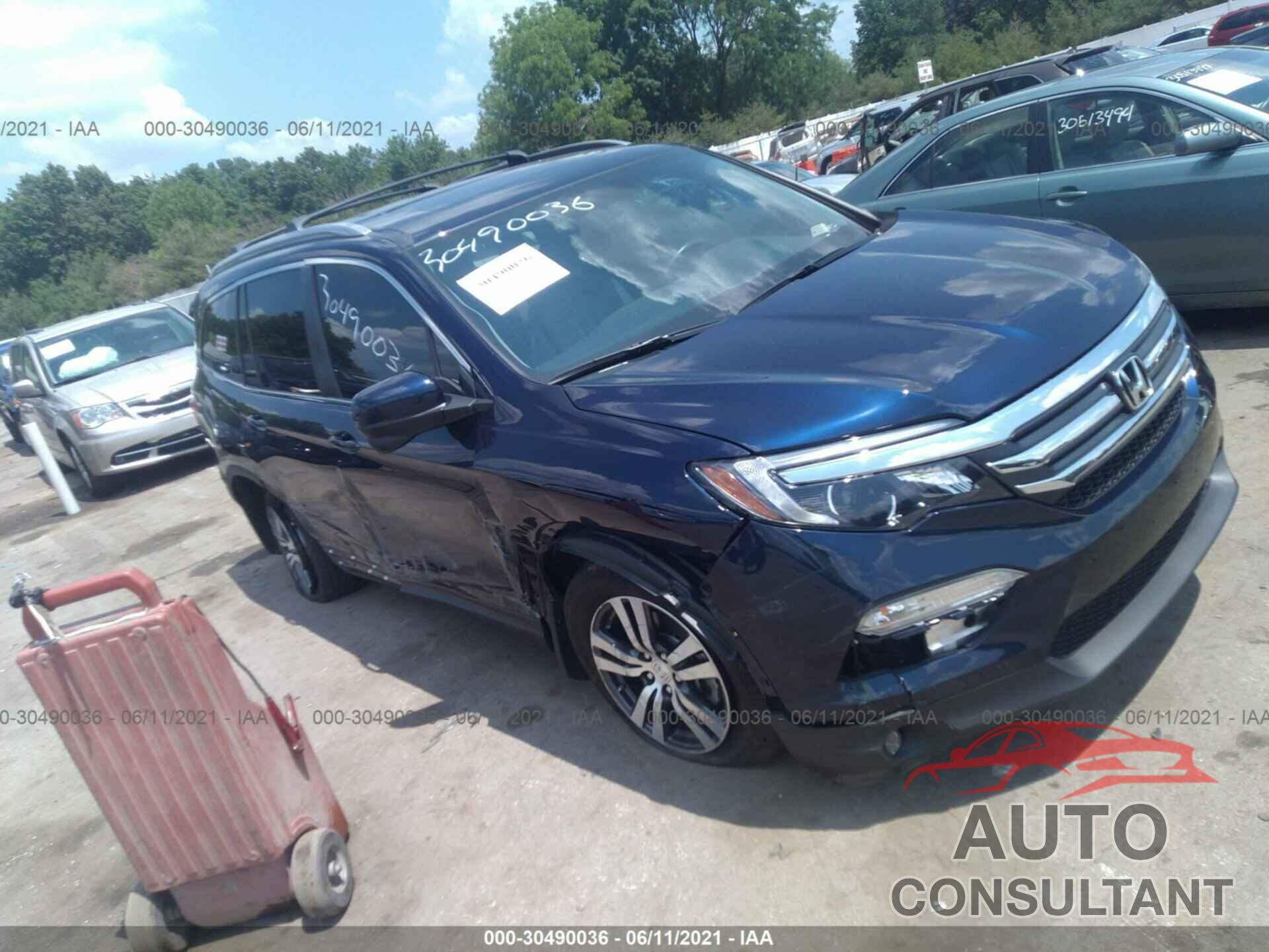HONDA PILOT 2016 - 5FNYF6H8XGB071037