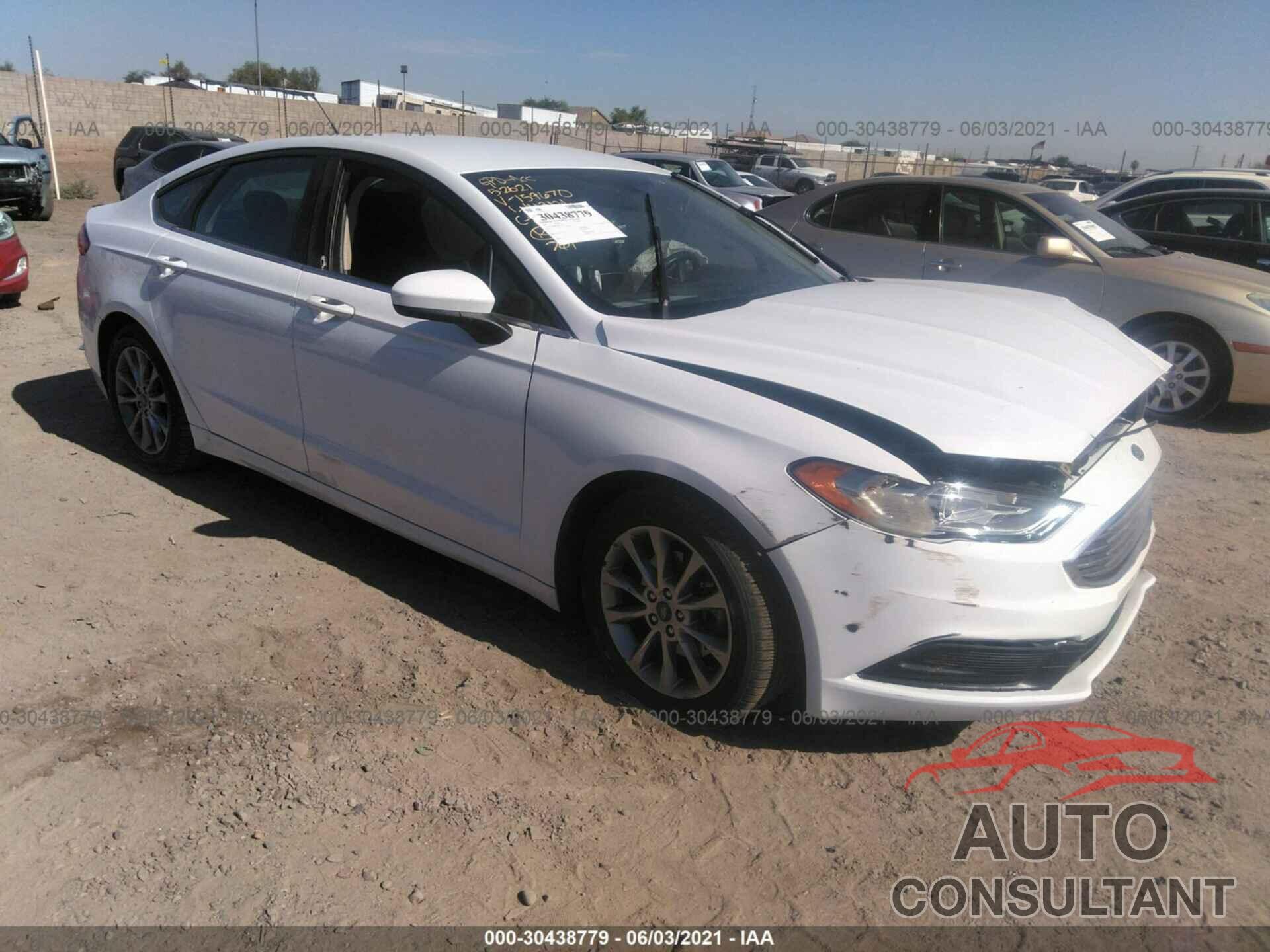 FORD FUSION 2017 - 3FA6P0H73HR159670