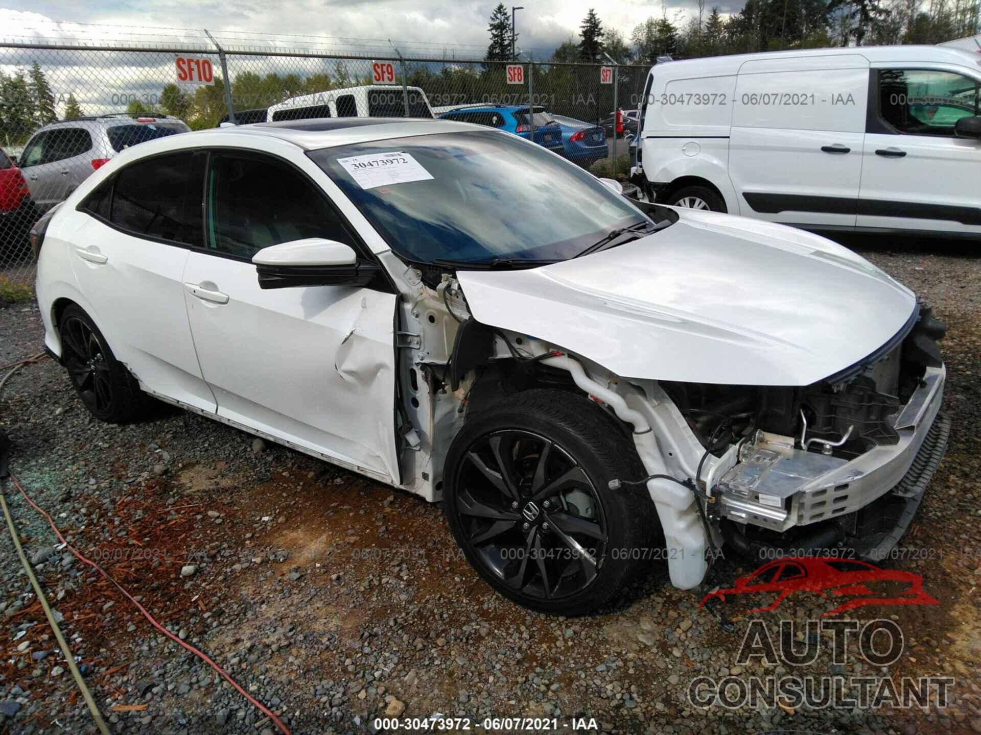 HONDA CIVIC HATCHBACK 2018 - SHHFK7H92JU419081