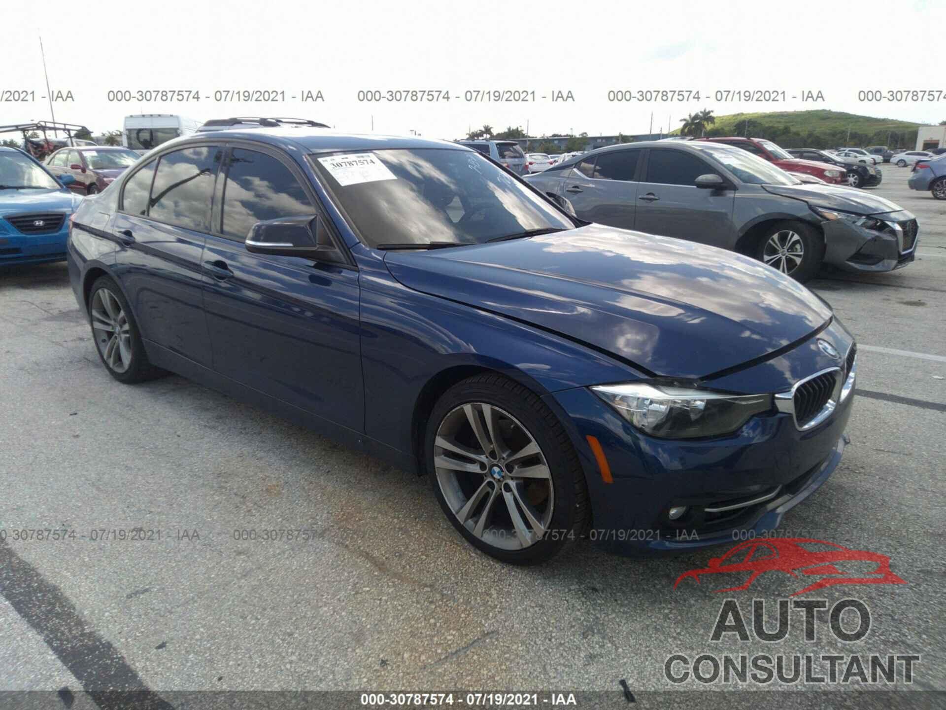 BMW 3 SERIES 2016 - WBA8E9C53GK647634
