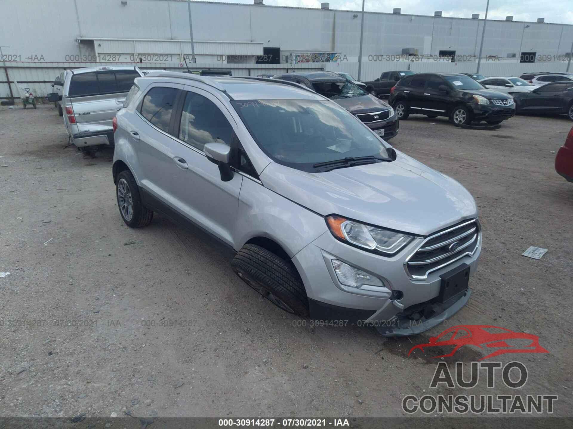 FORD ECOSPORT 2021 - MAJ6S3KL5MC407366