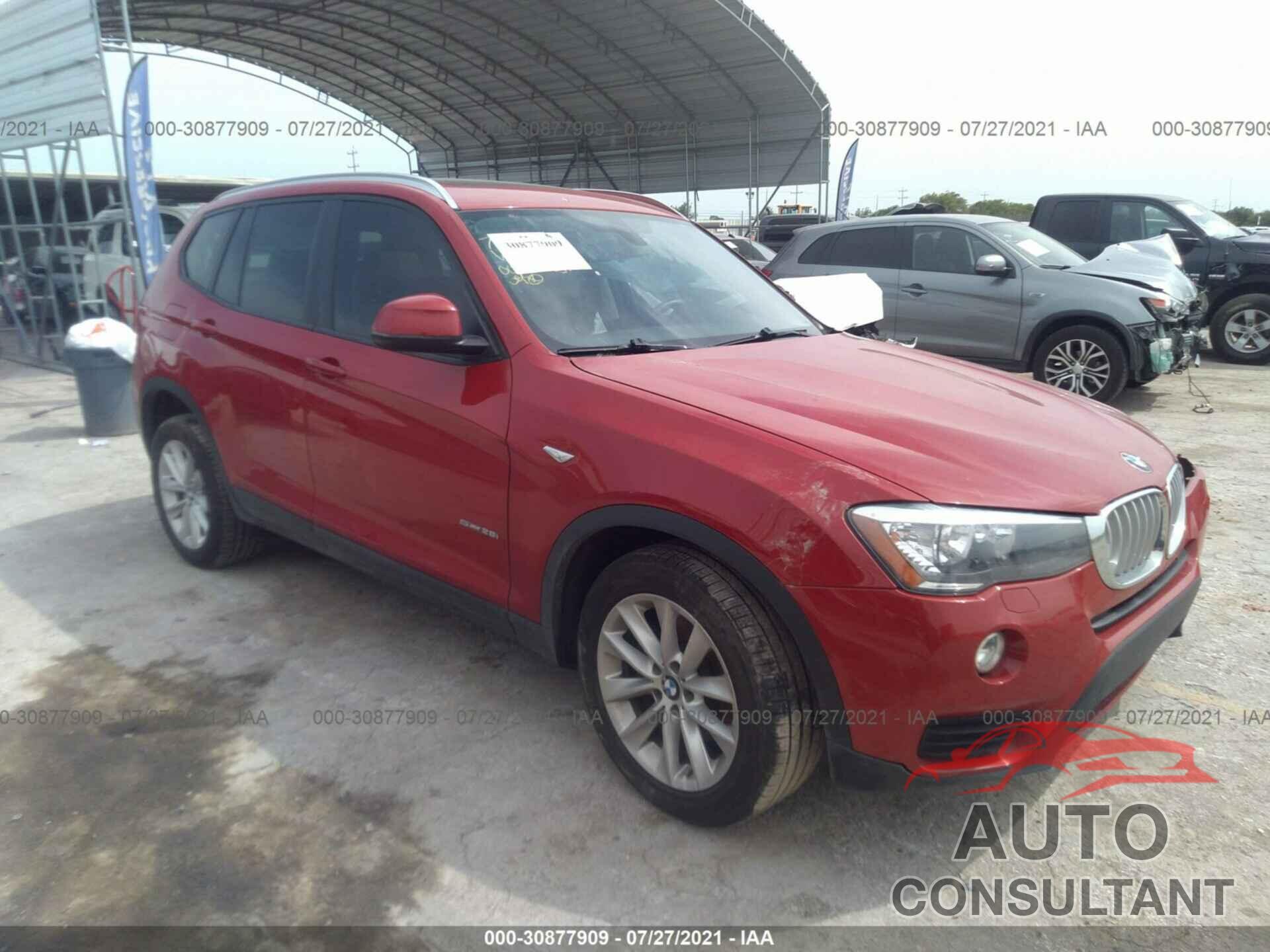 BMW X3 2017 - 5UXWZ7C30H0V91343