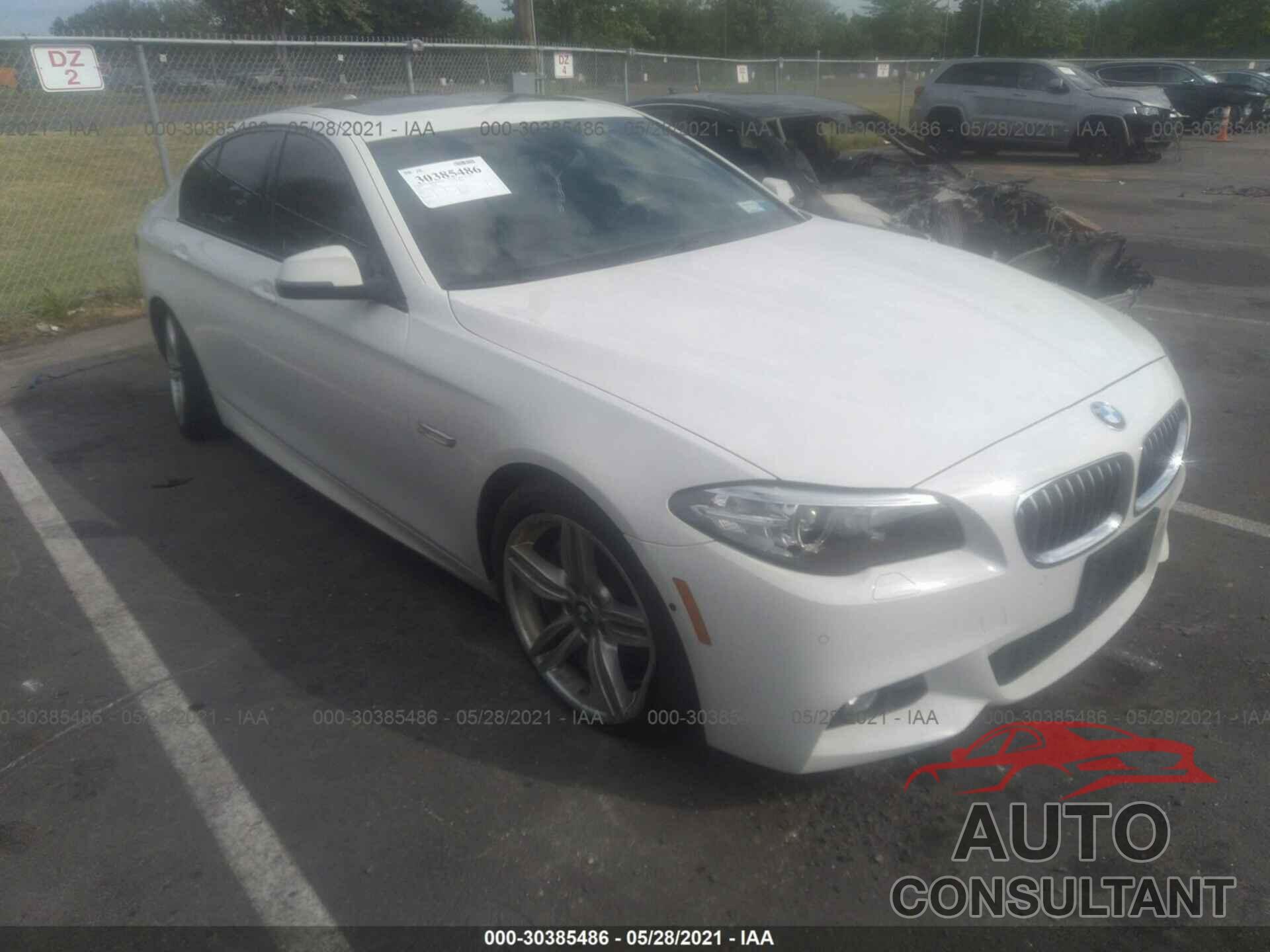 BMW 5 SERIES 2016 - WBA5B3C50GD549433