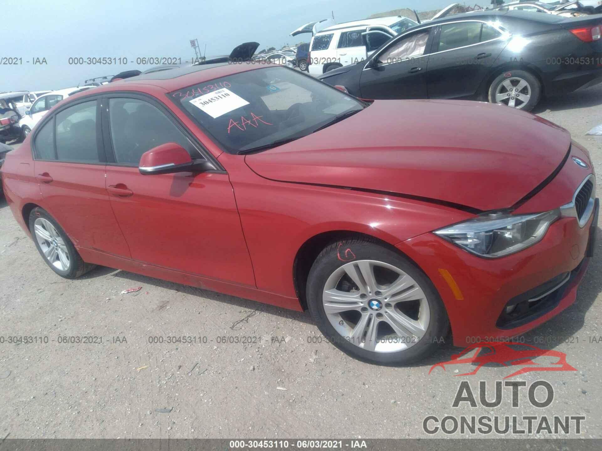 BMW 3 SERIES 2016 - WBA8E3G5XGNT80420