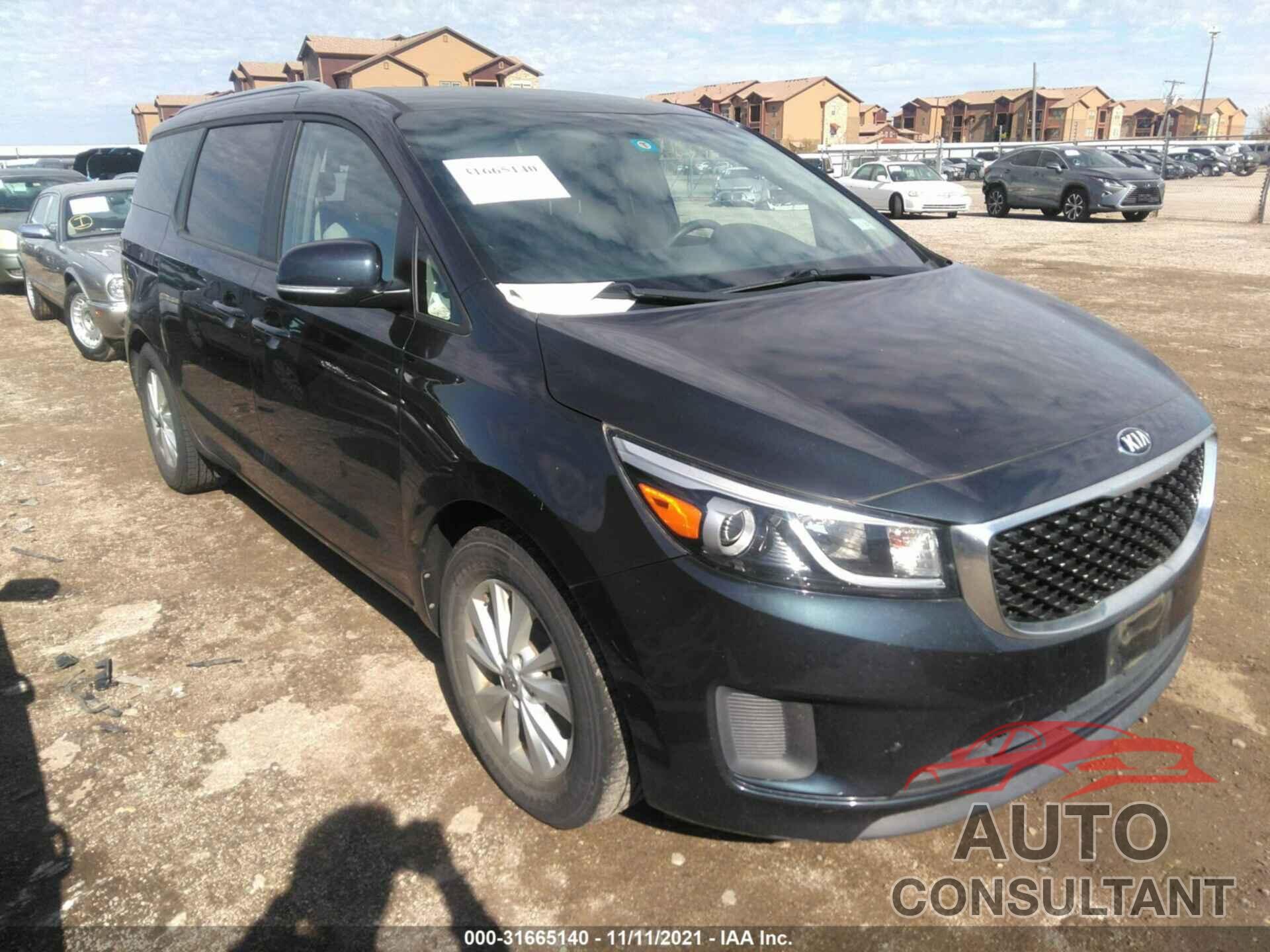 KIA SEDONA 2016 - KNDMB5C1XG6171620