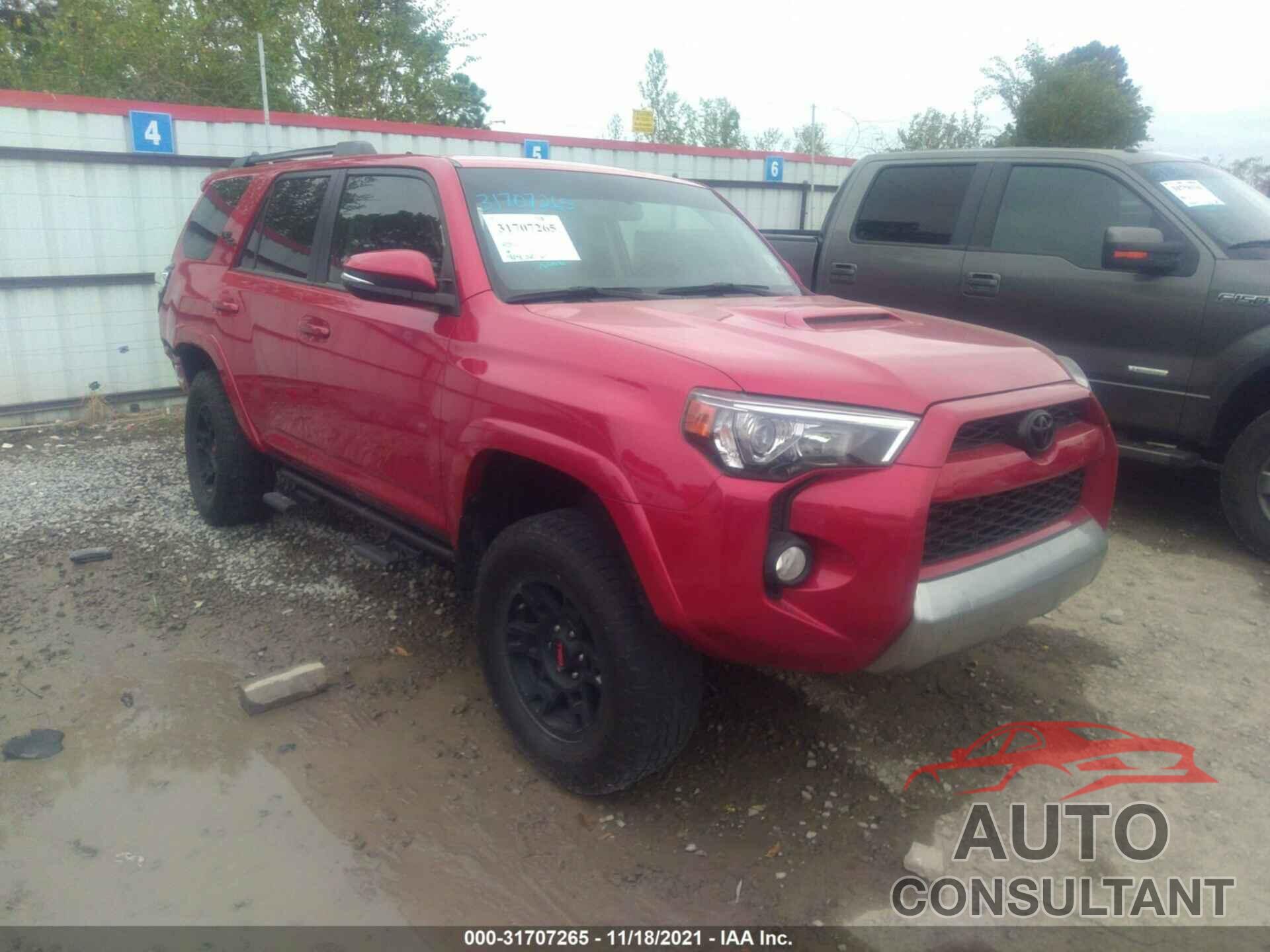 TOYOTA 4RUNNER 2019 - JTEBU5JR1K5702966