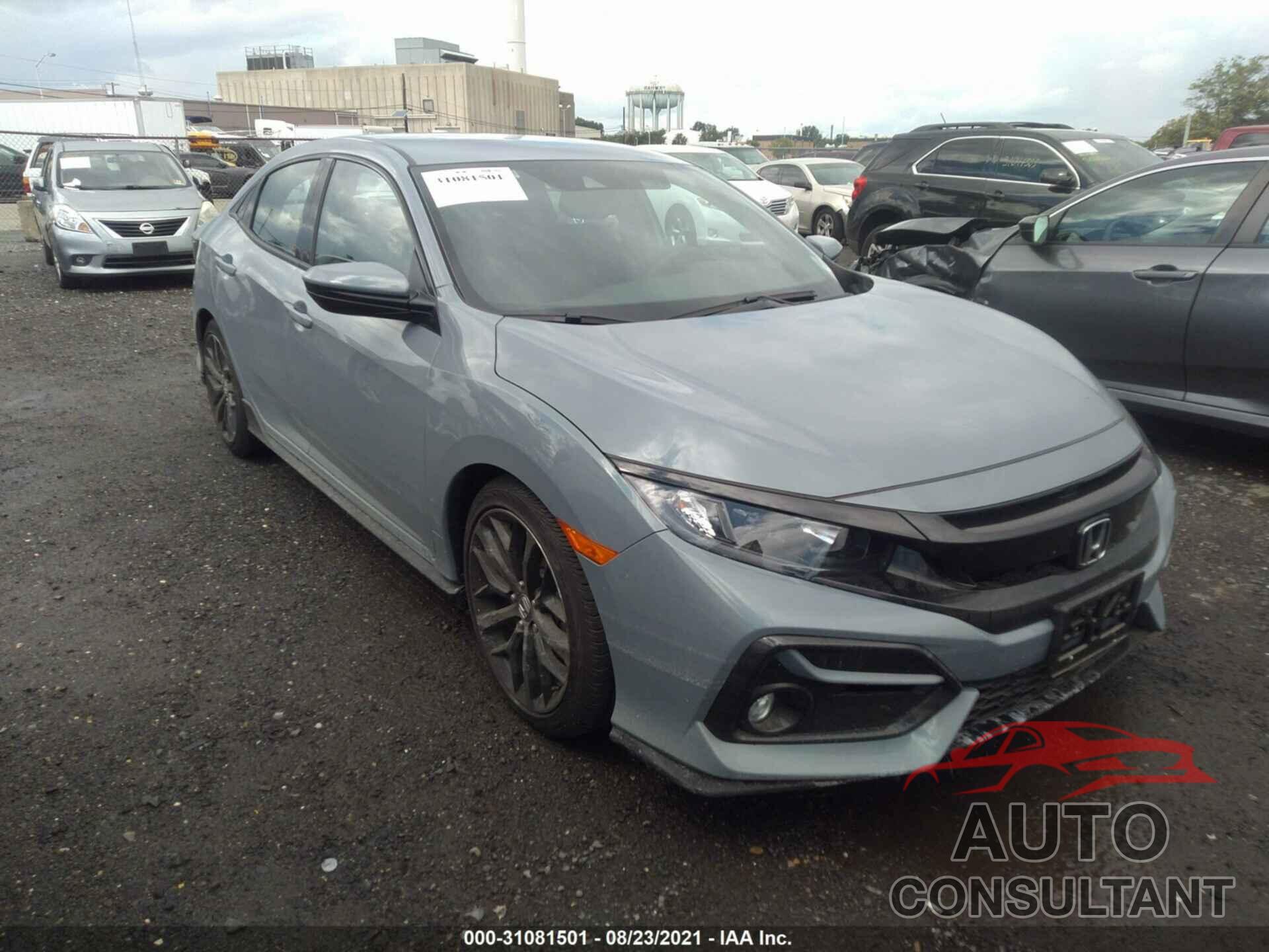 HONDA CIVIC HATCHBACK 2021 - SHHFK7H4XMU416406