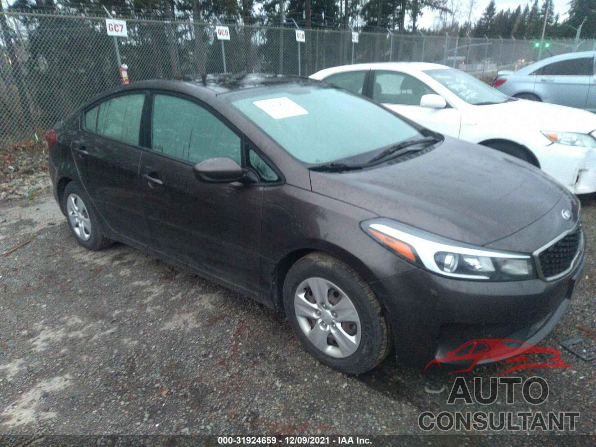 KIA FORTE 2017 - 3KPFK4A77HE011409