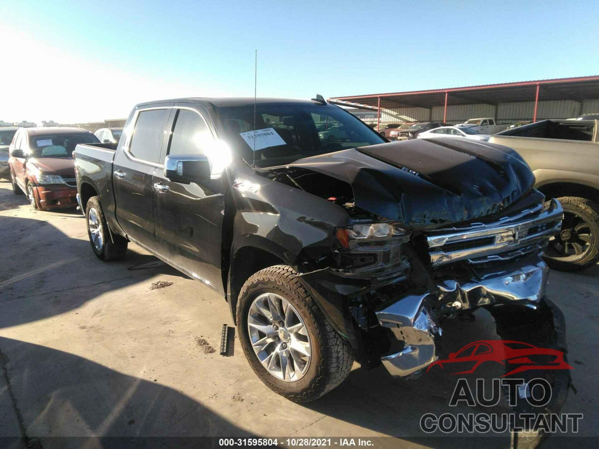 CHEVROLET SILVERADO 1500 2021 - 3GCUYGEL2MG421290