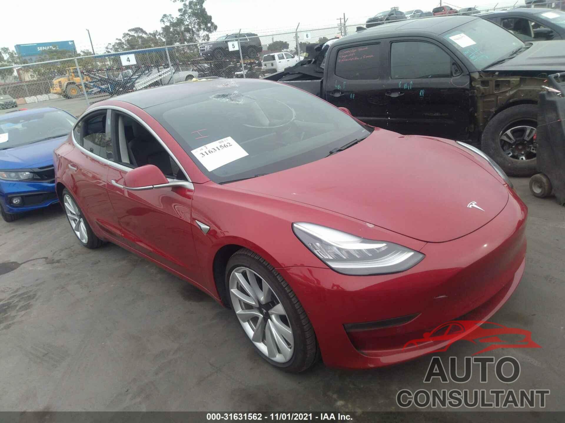 TESLA MODEL 3 2018 - 5YJ3E1EB7JF065509