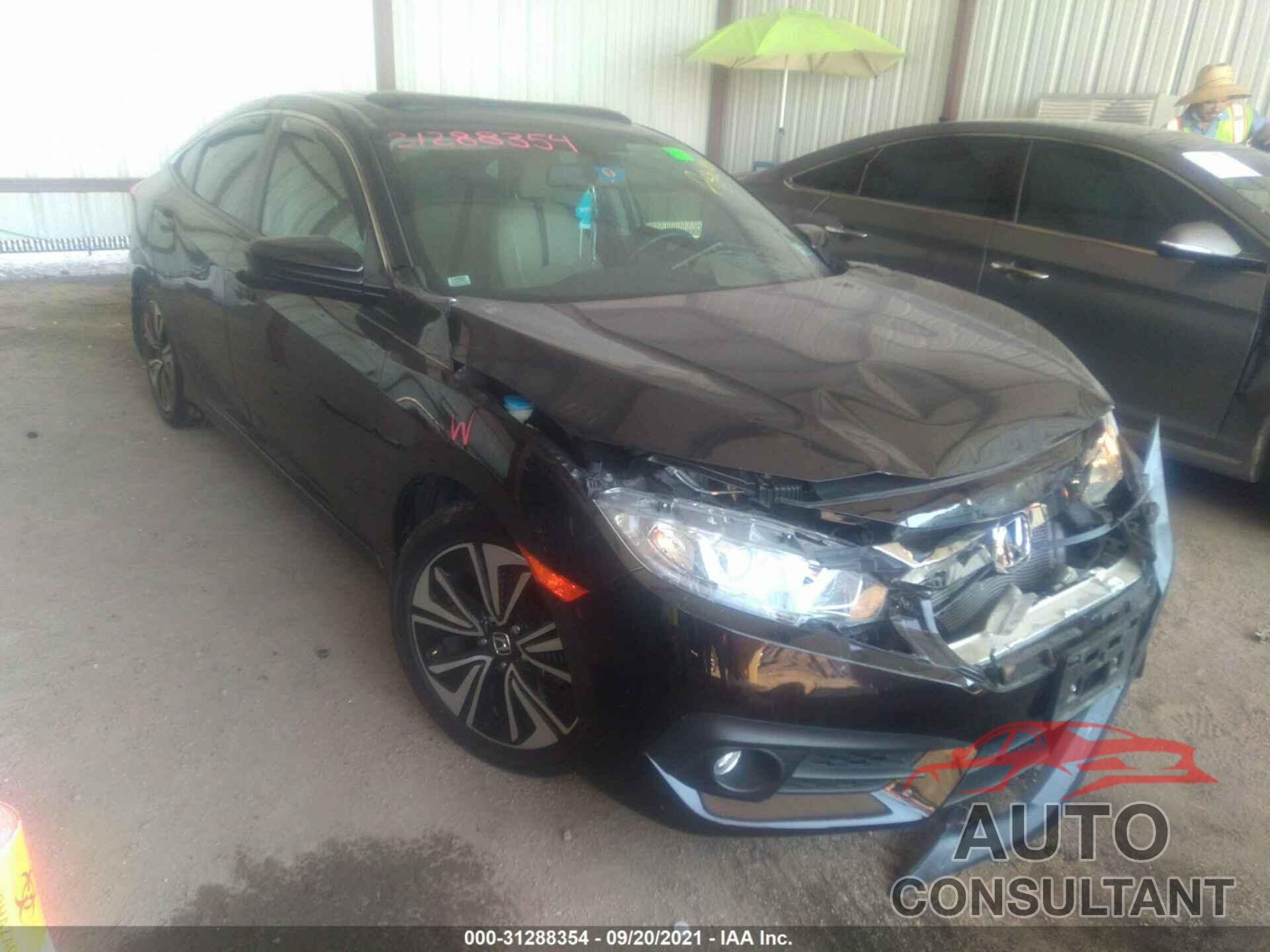 HONDA CIVIC SEDAN 2016 - 19XFC1F73GE002614