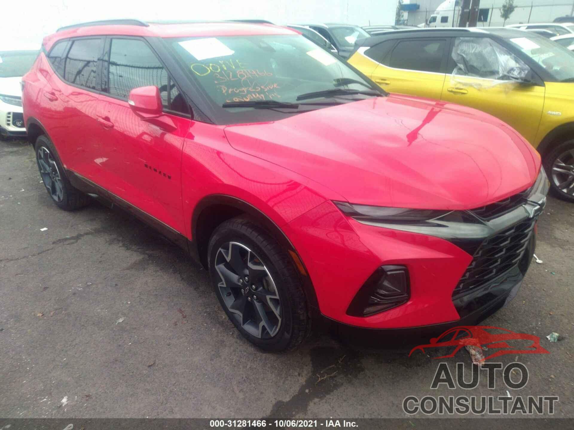 CHEVROLET BLAZER 2020 - 3GNKBERS1LS661092