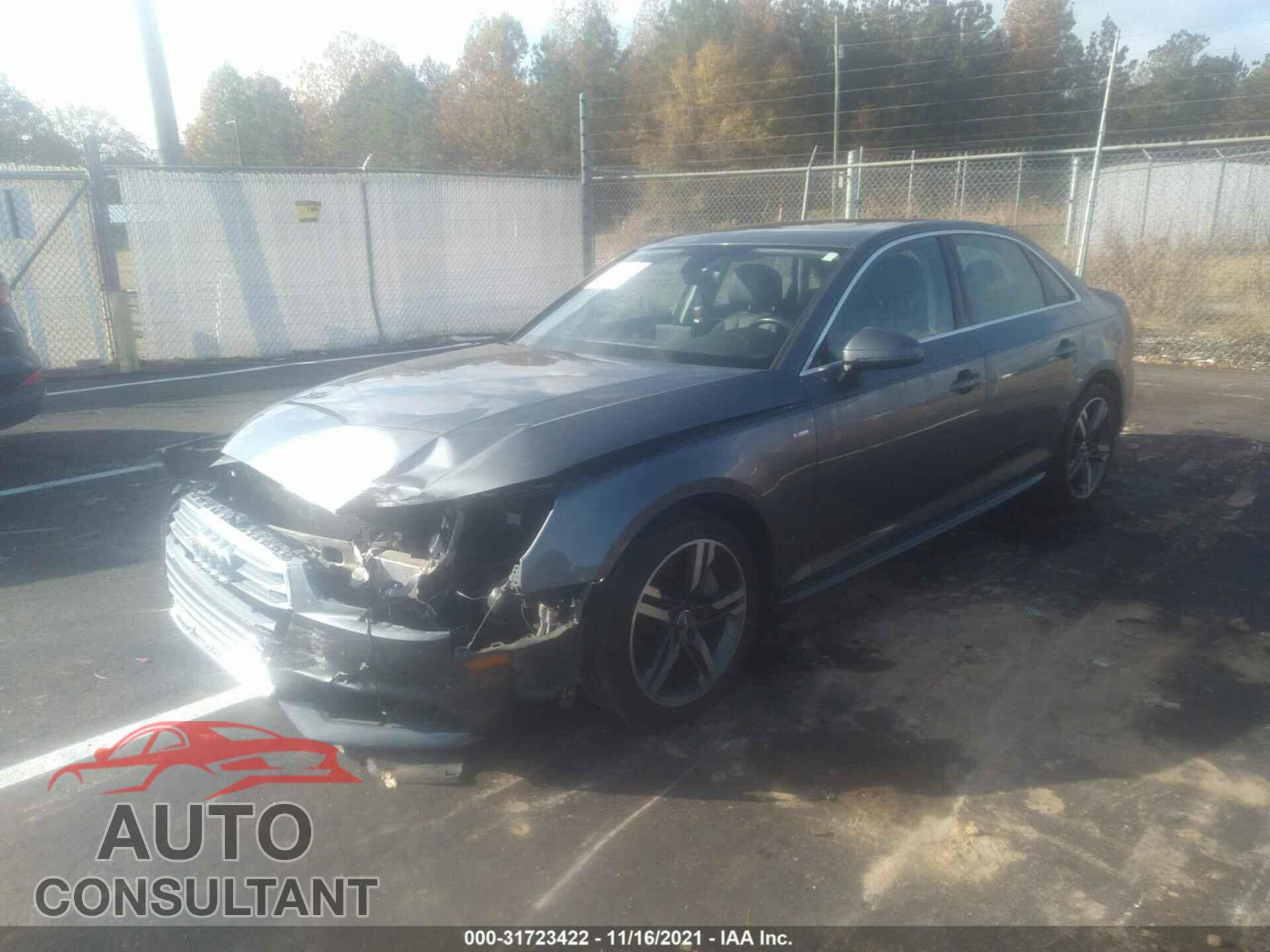 AUDI A4 2017 - WAUENAF47HN009653